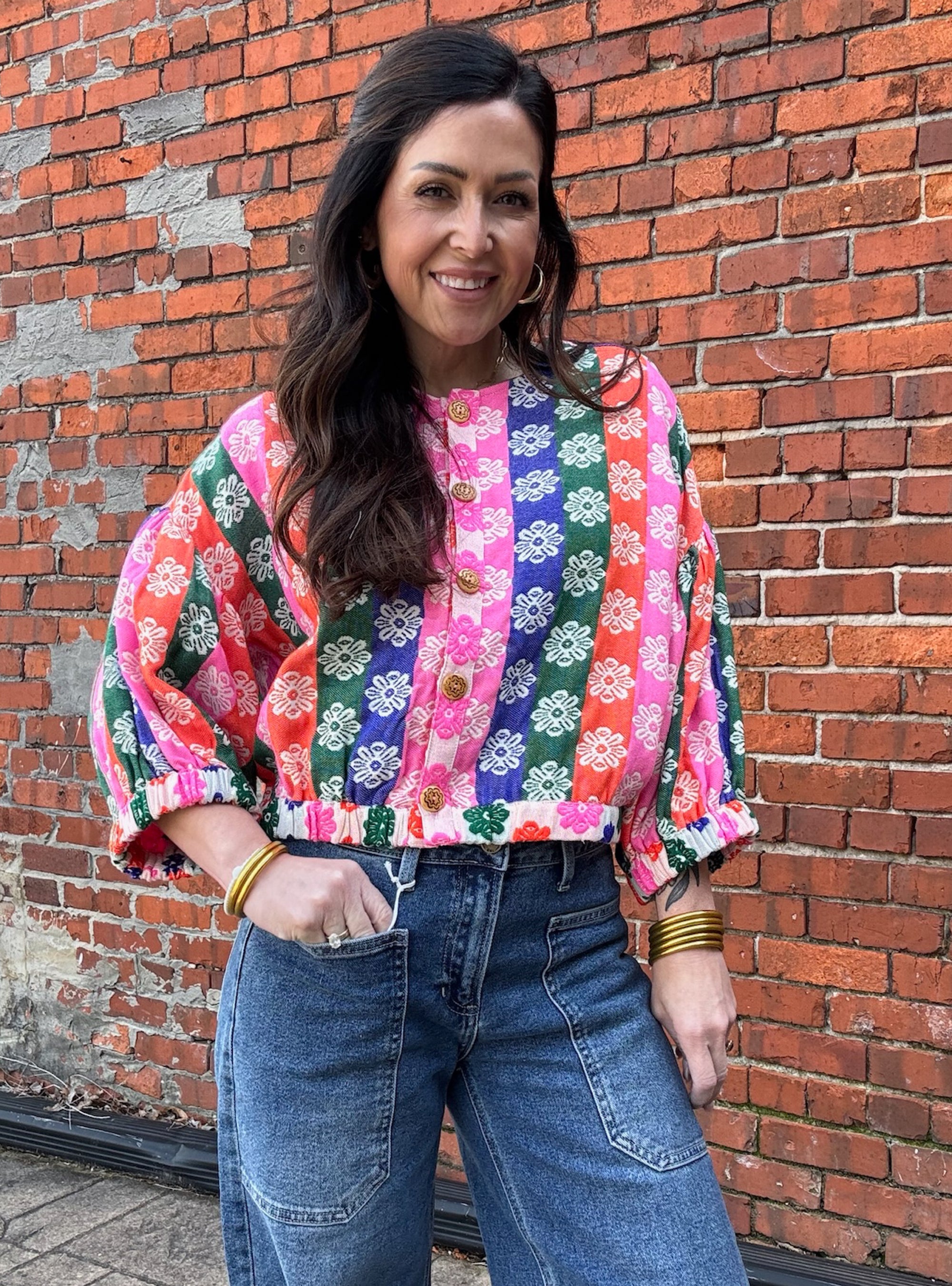 Ivy Jane Rainbow Daisy Jacket