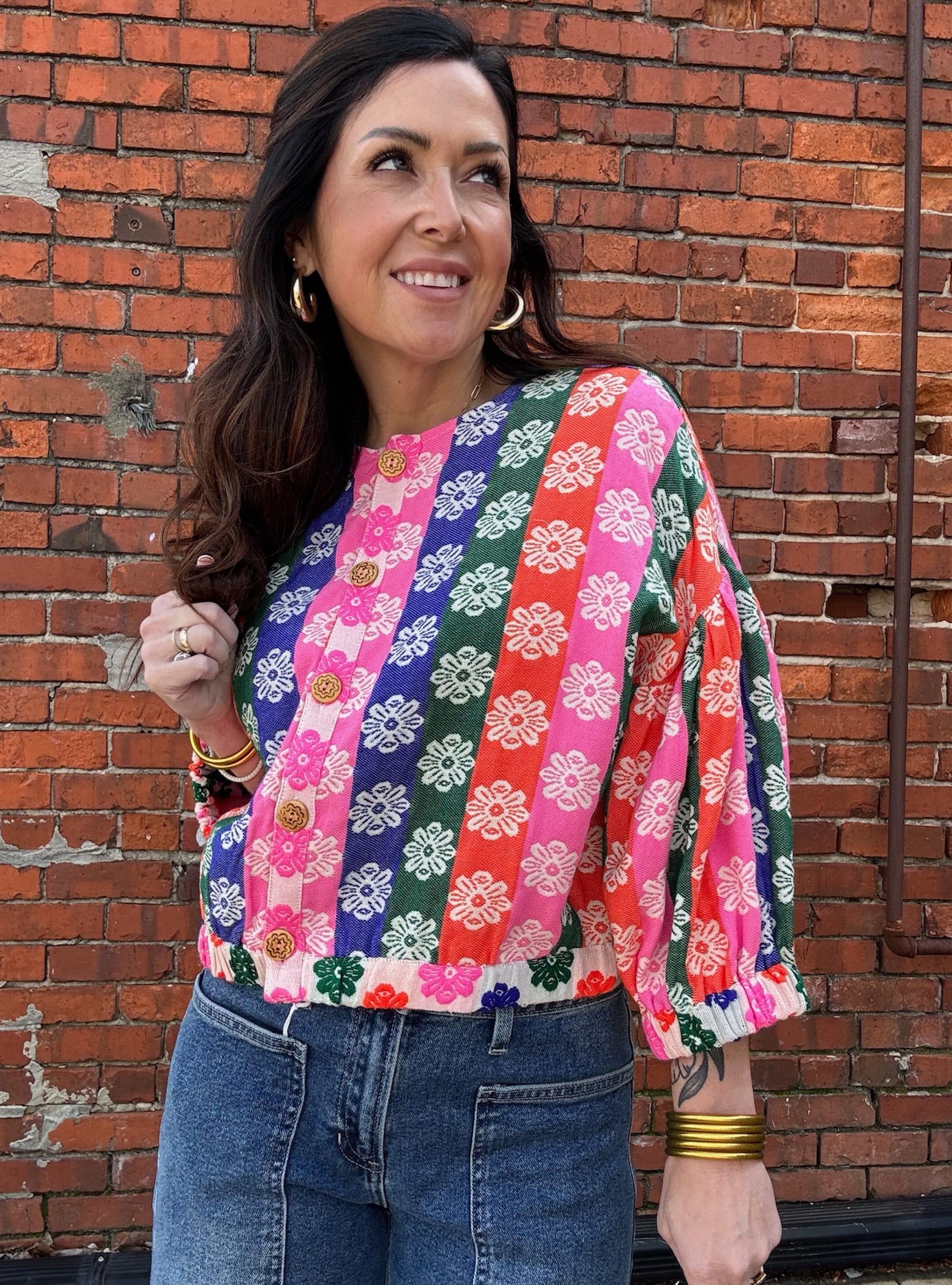 Ivy Jane Rainbow Daisy Jacket