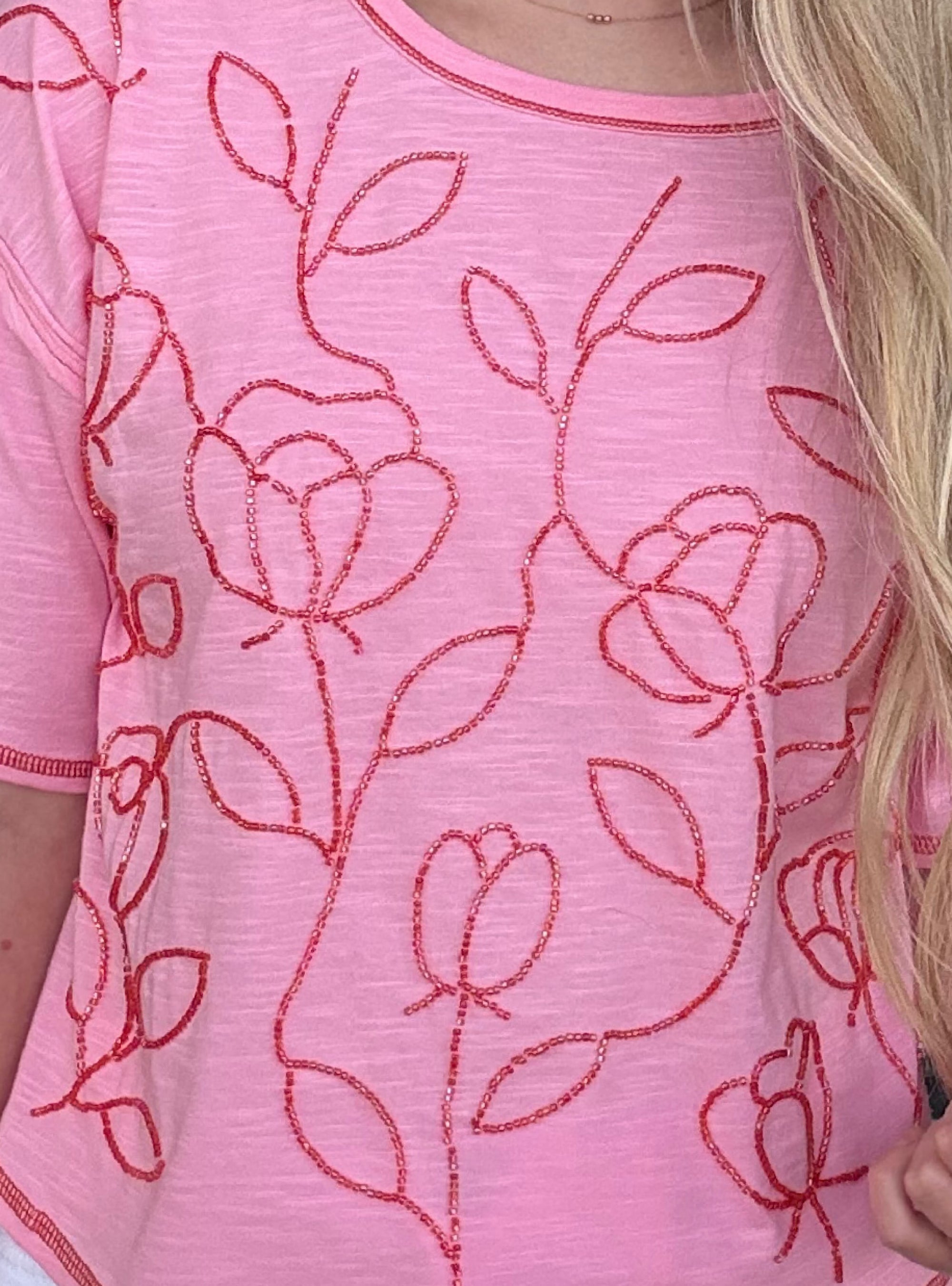 Rose Petal Reverie Top