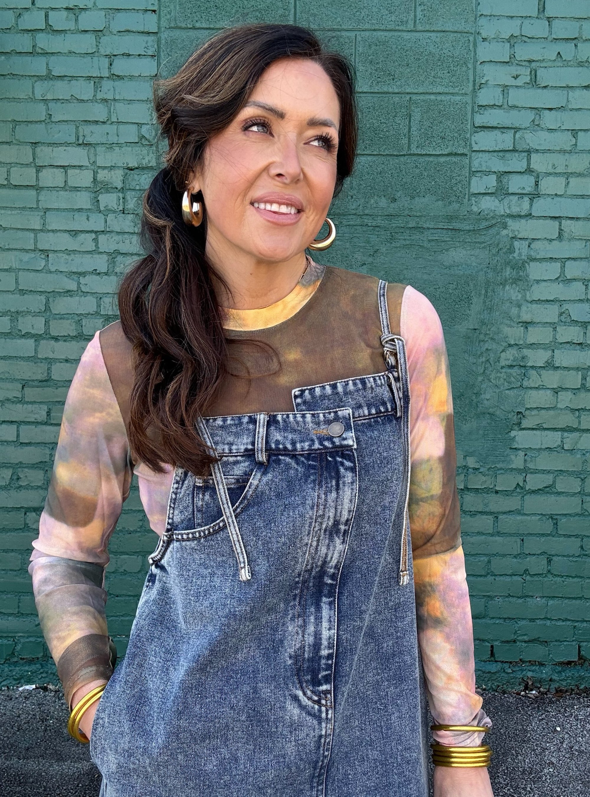 A Jean-ius Choice Midi Dress