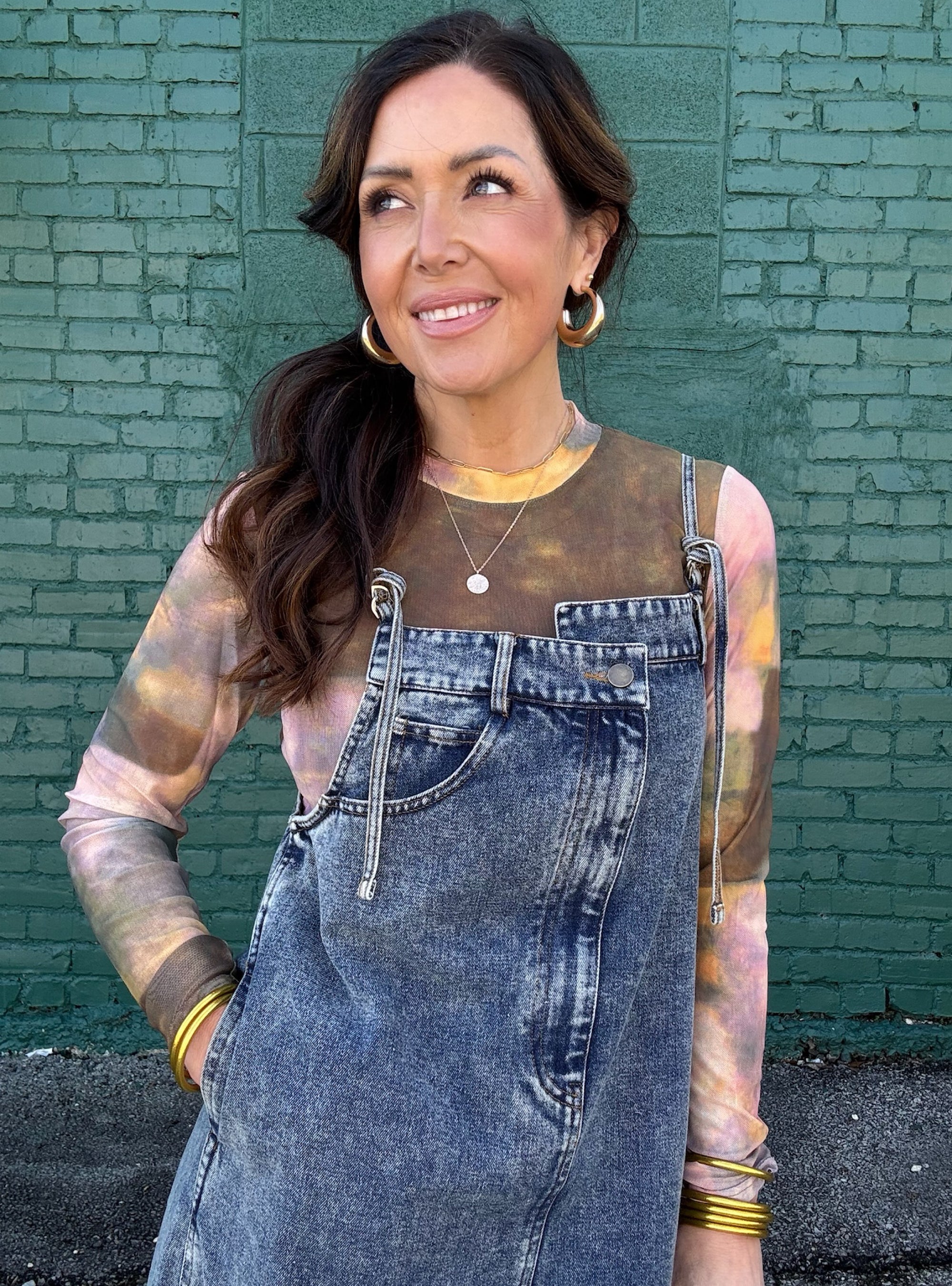 A Jean-ius Choice Midi Dress
