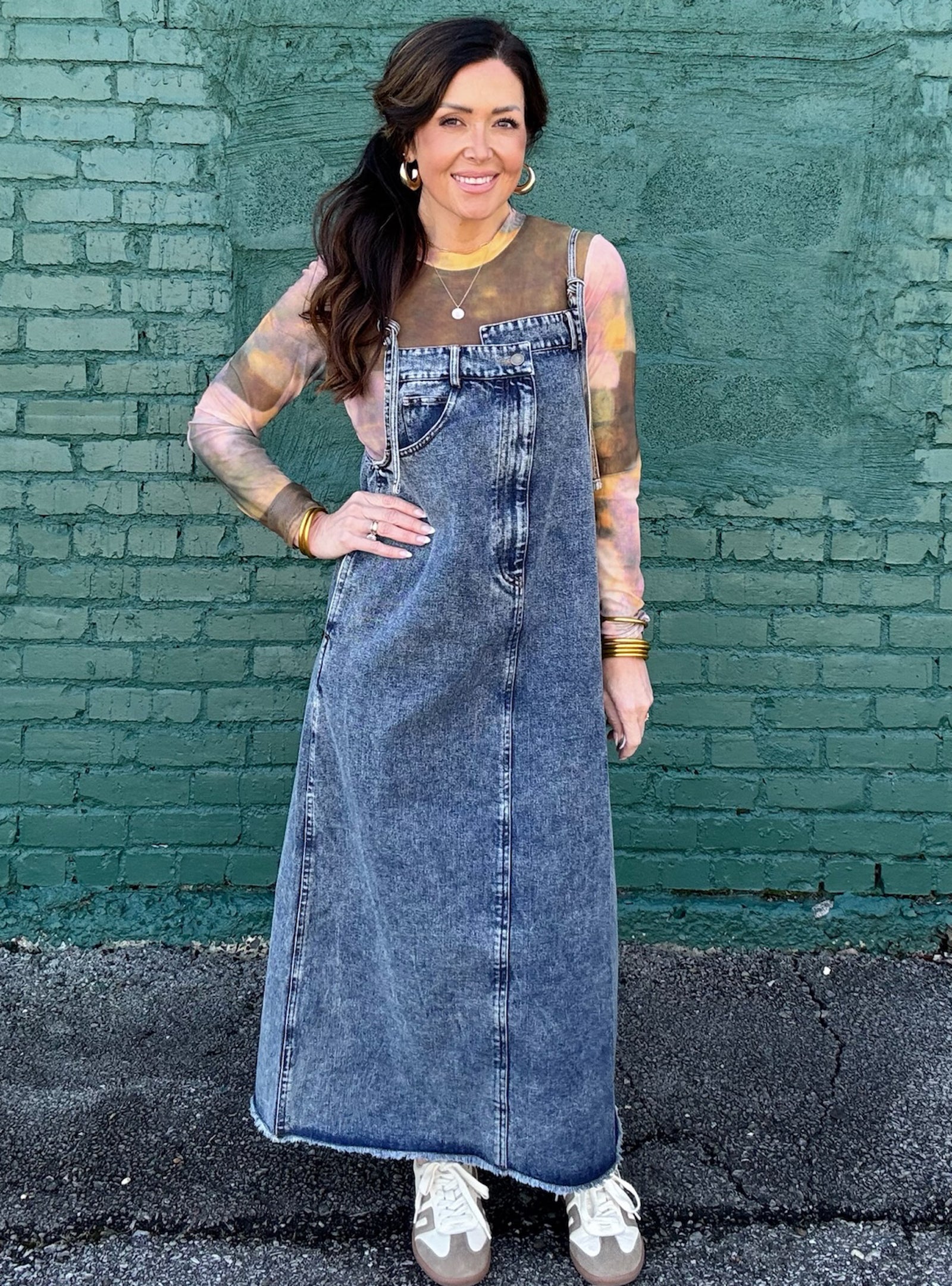A Jean-ius Choice Midi Dress