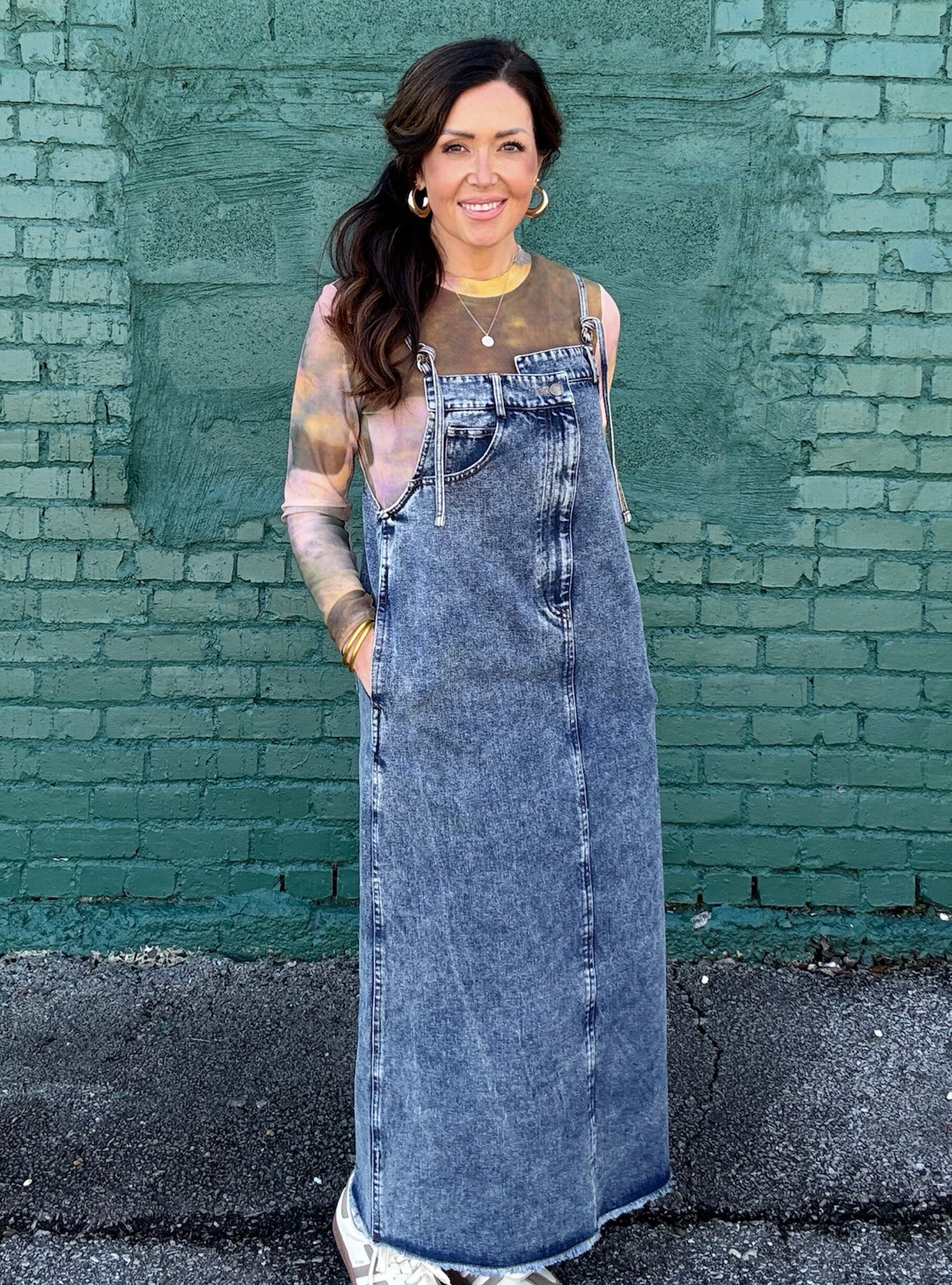 A Jean-ius Choice Midi Dress