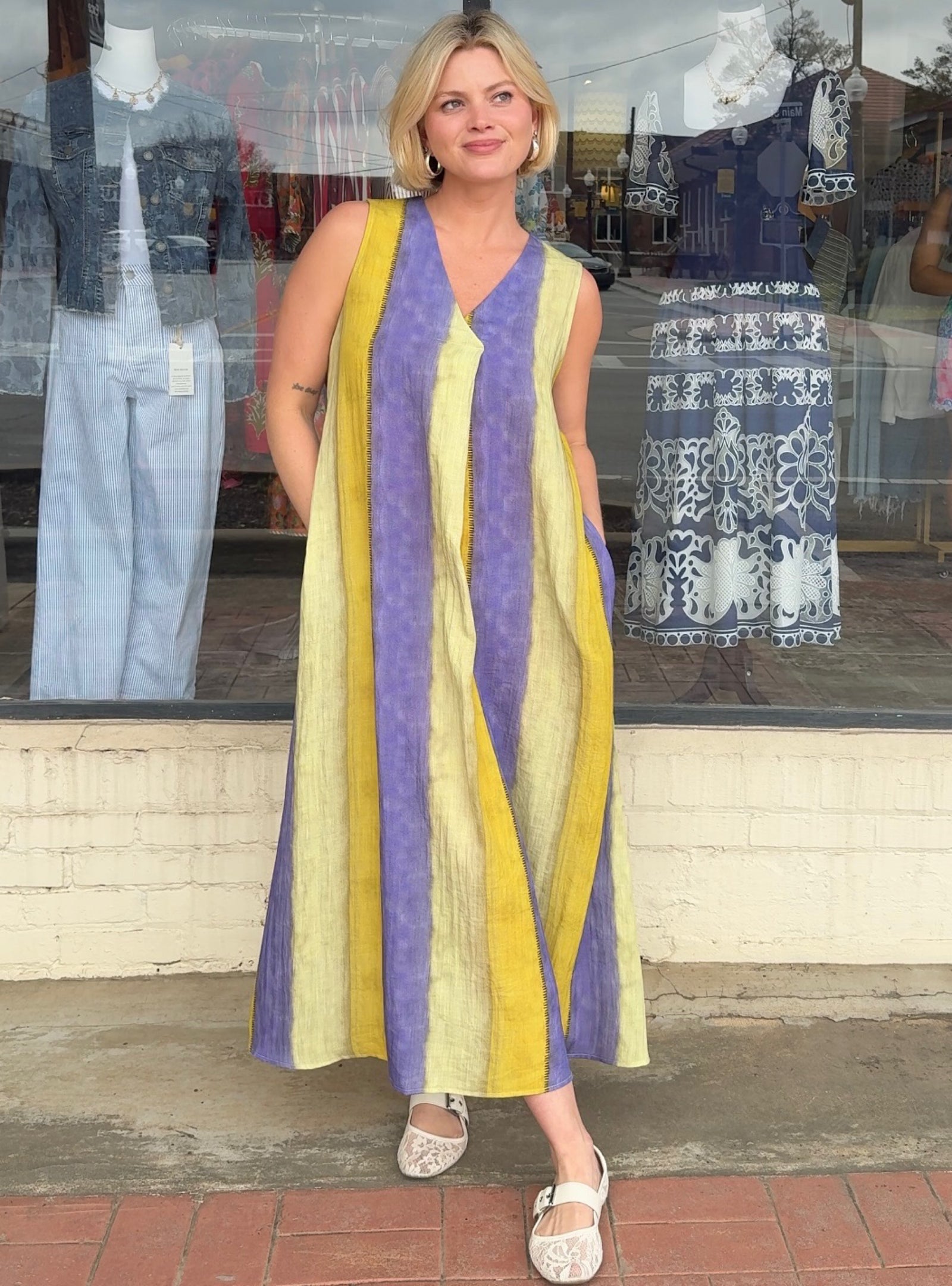 Lior Amelia Pleat Front Dress