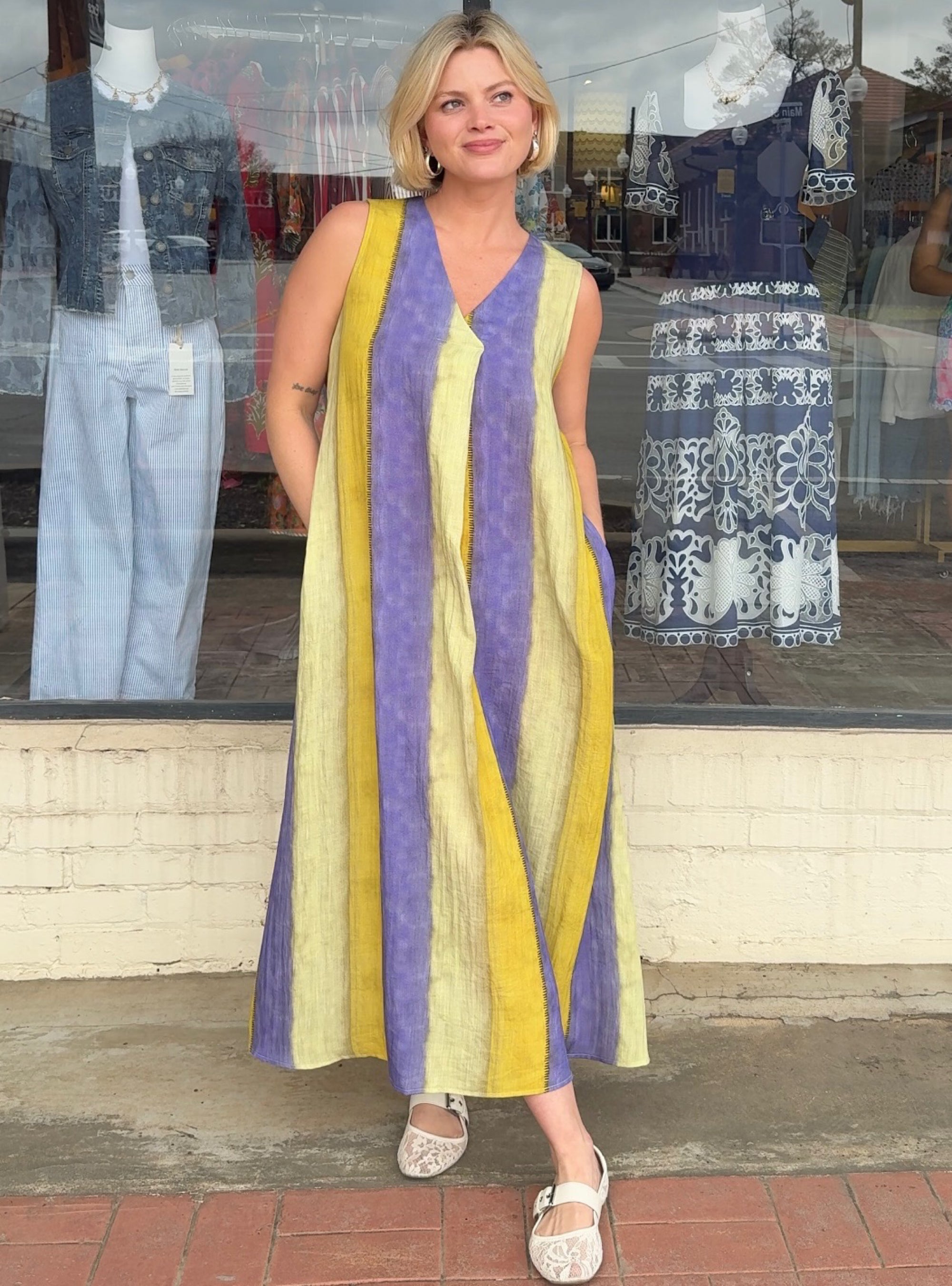 Lior Amelia Pleat Front Dress