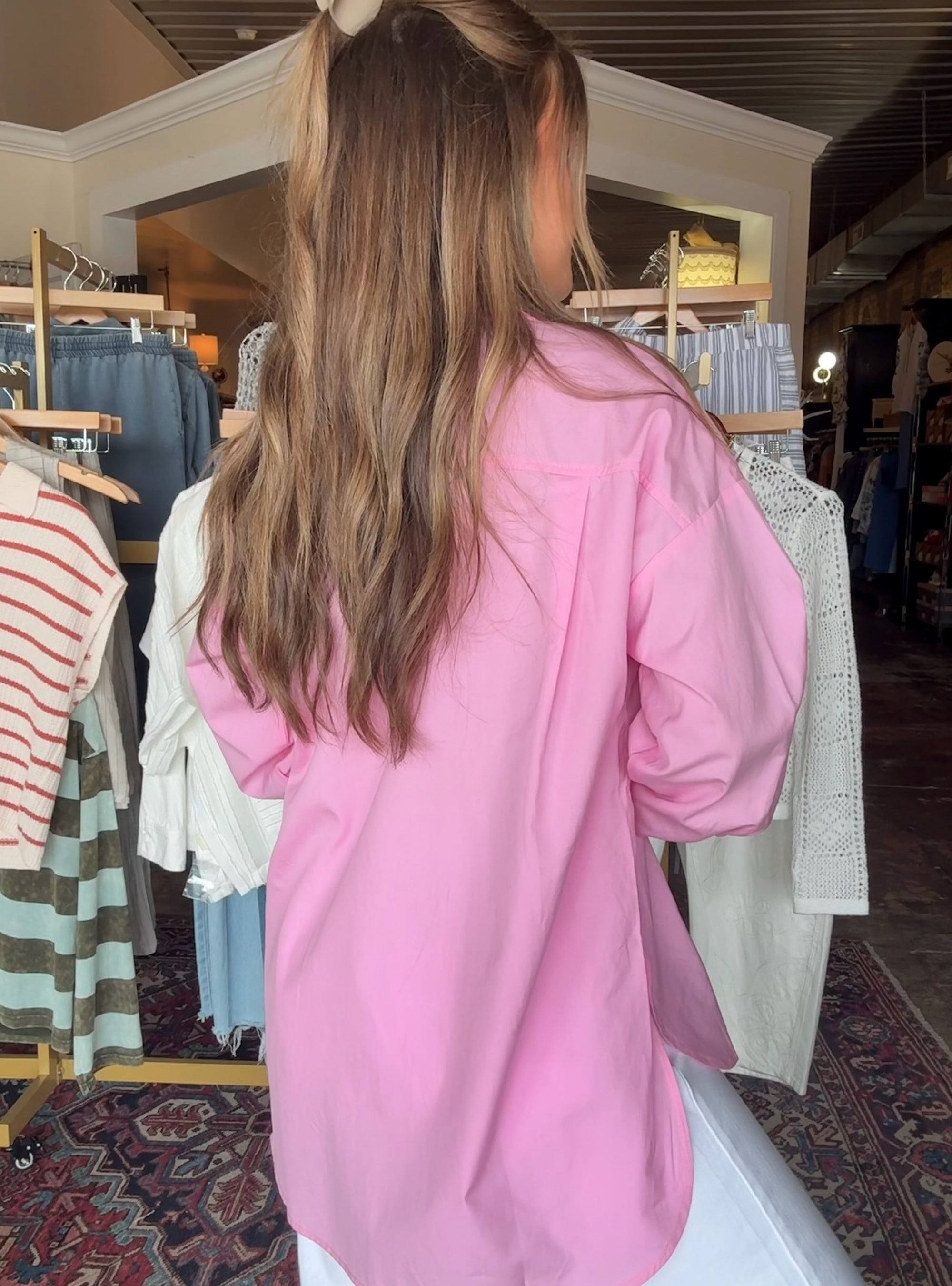 Lady Luck Button-Up Top