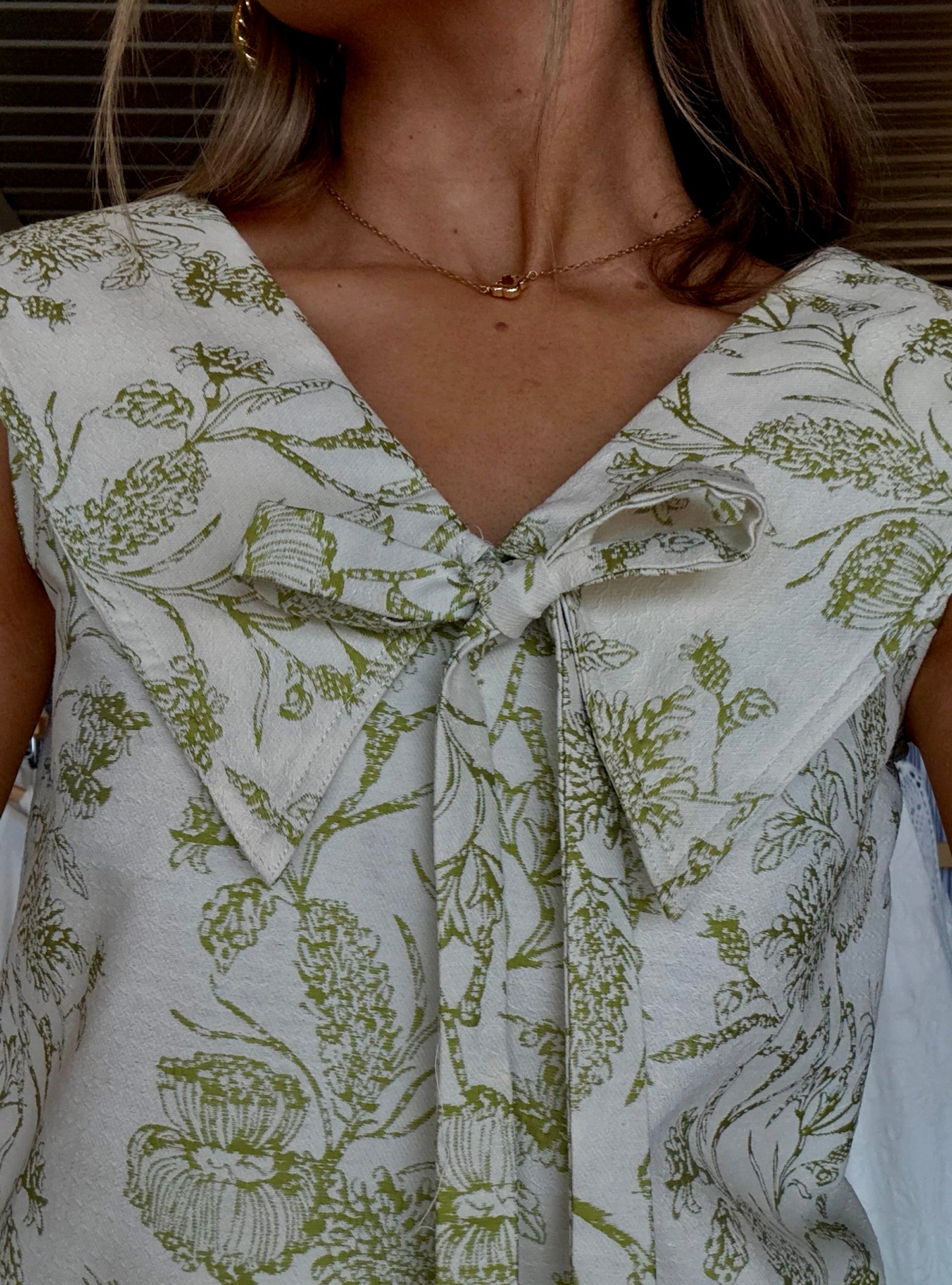 Sweet Meadow Jacquard Dress