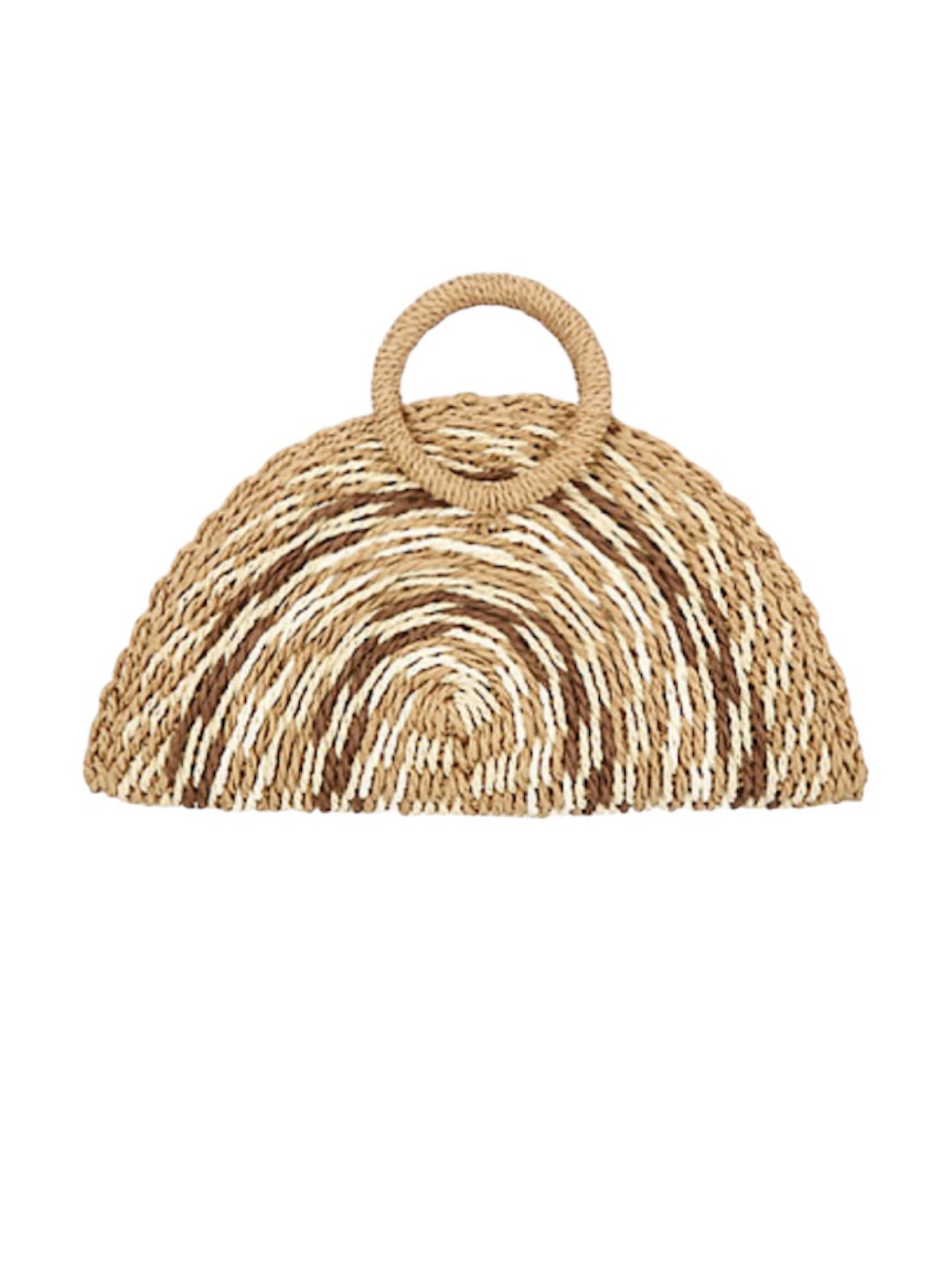 Straw-Stopping Style Half Moon Bag
