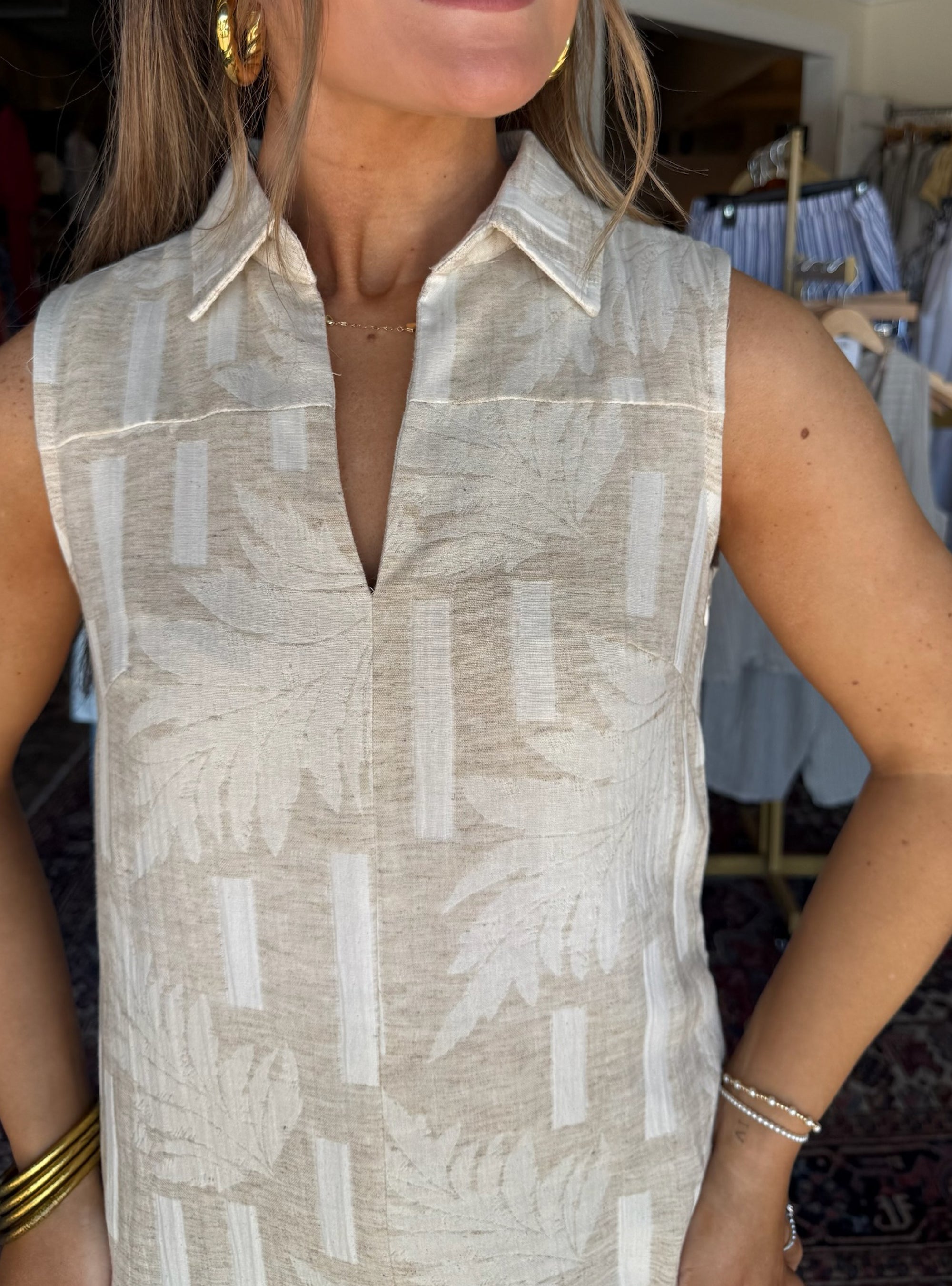Palm And Proper Linen Dress