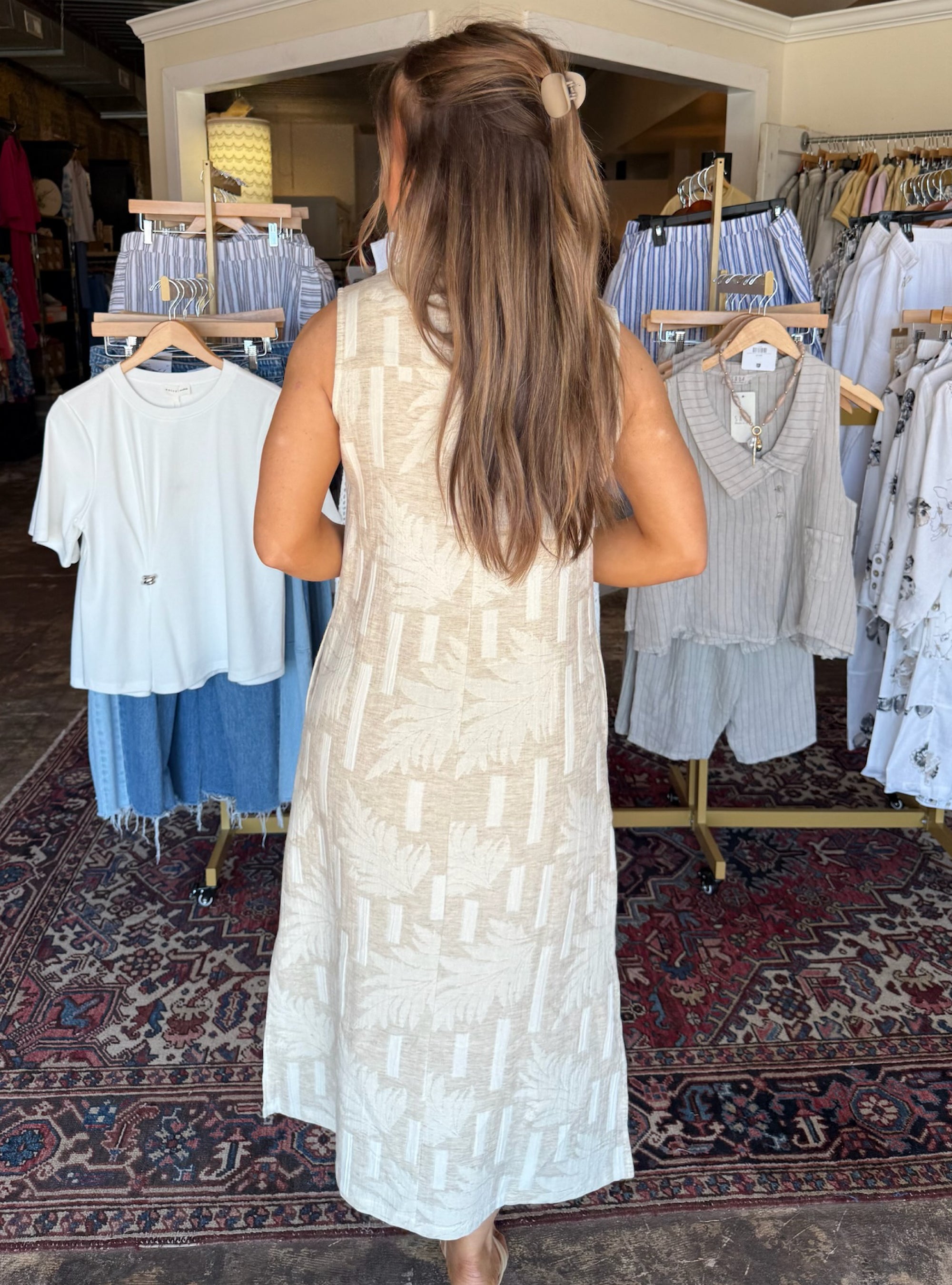 Palm And Proper Linen Dress
