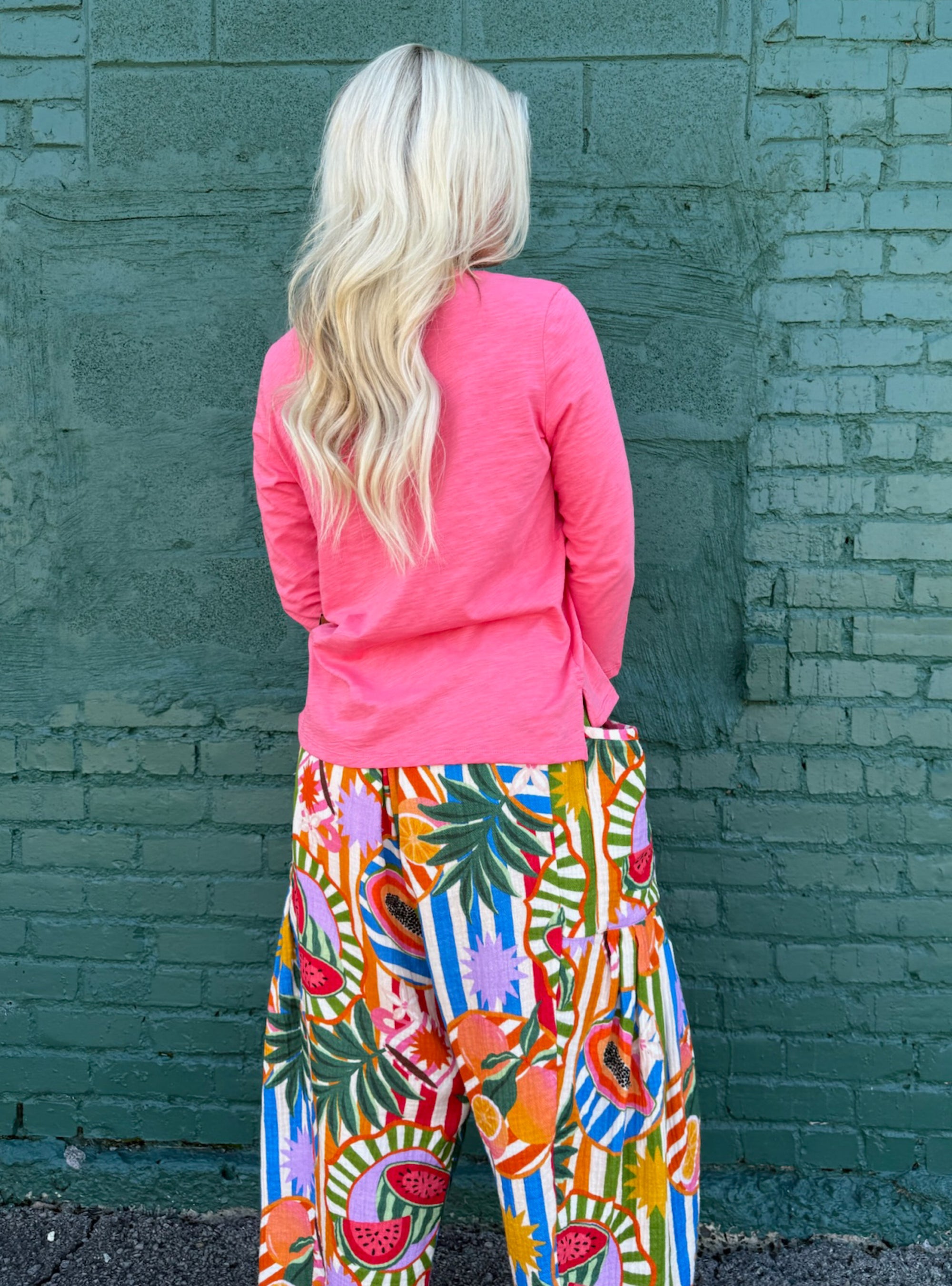 Charlie B Sorbet Organic Cotton 3/4 Sleeve Top