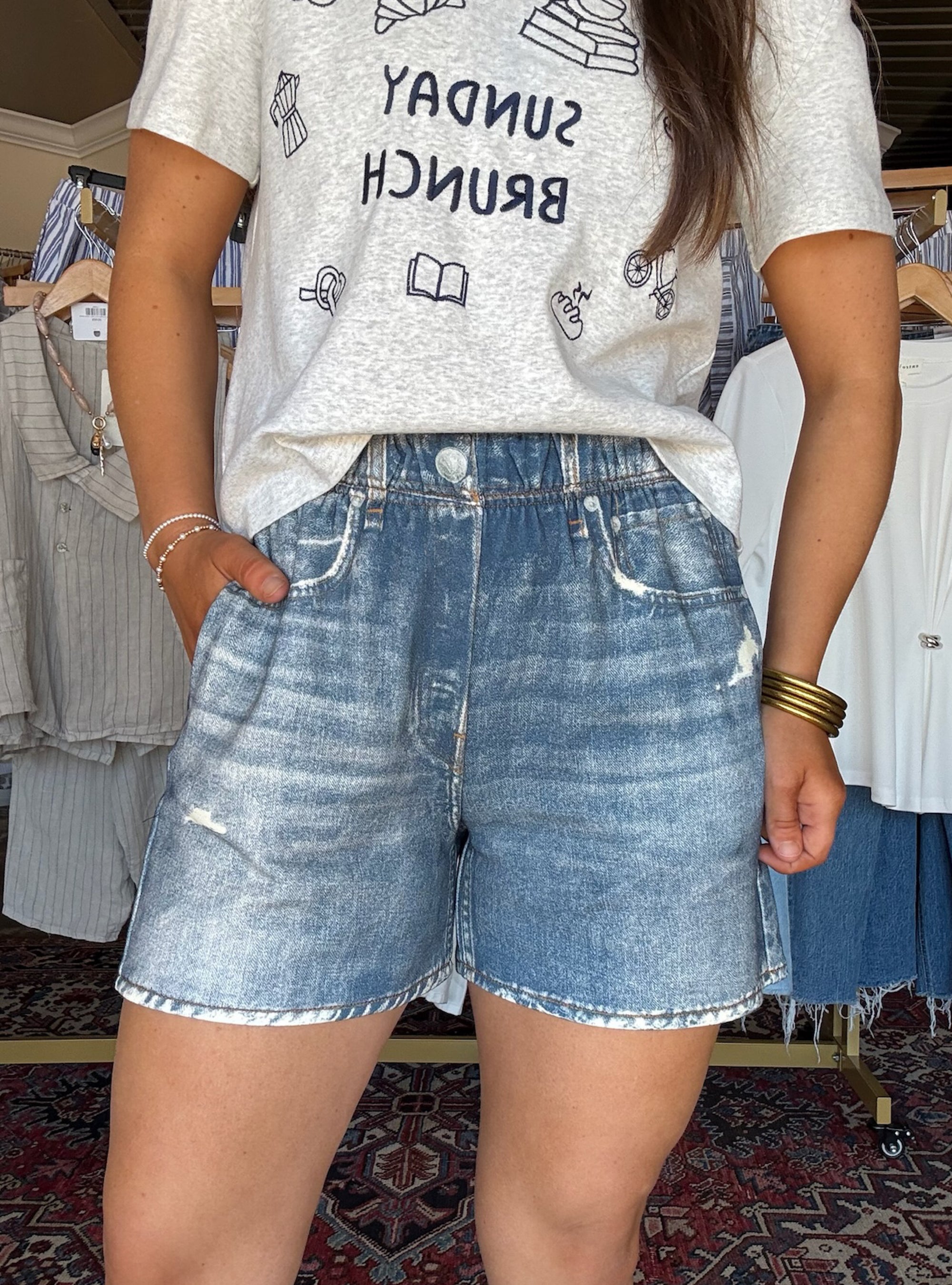 Feels Like Lounge, But Looks Like Denim Shorts