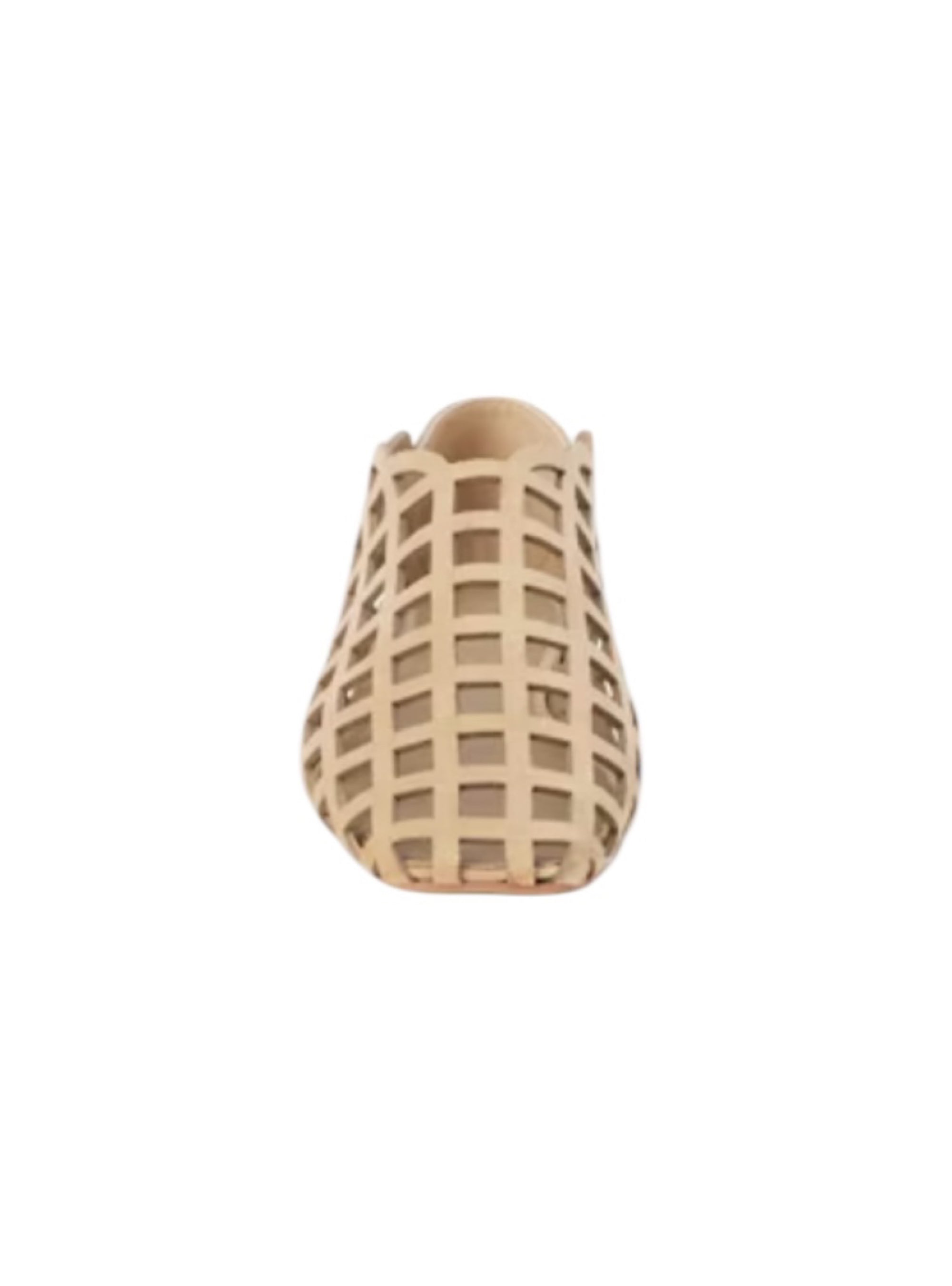 Matisse Cooper Natural Slip-On Caged Flat