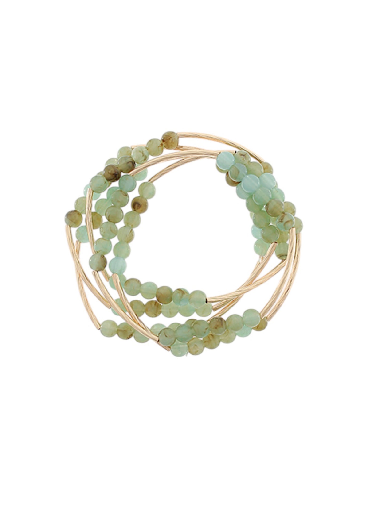 Shades of Serene Green Bracelet Set