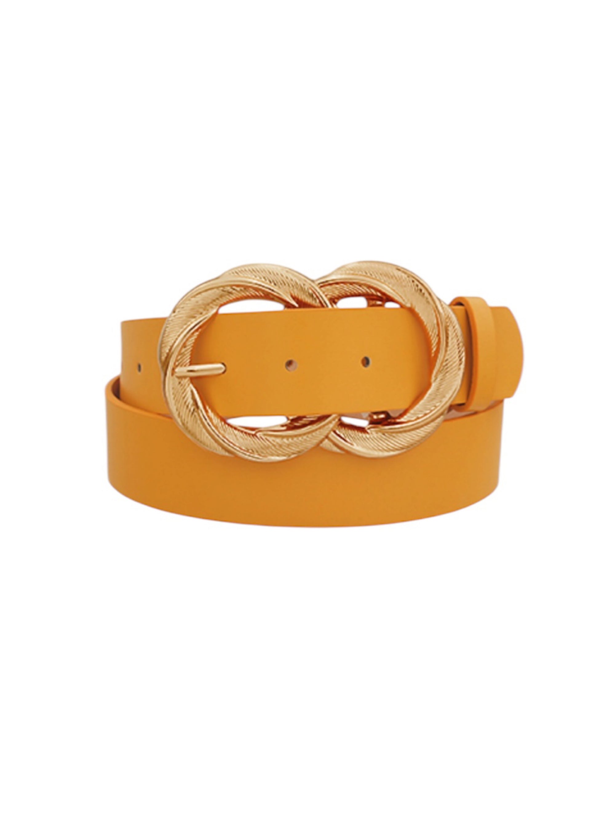 Double The Detail Mustard Belt