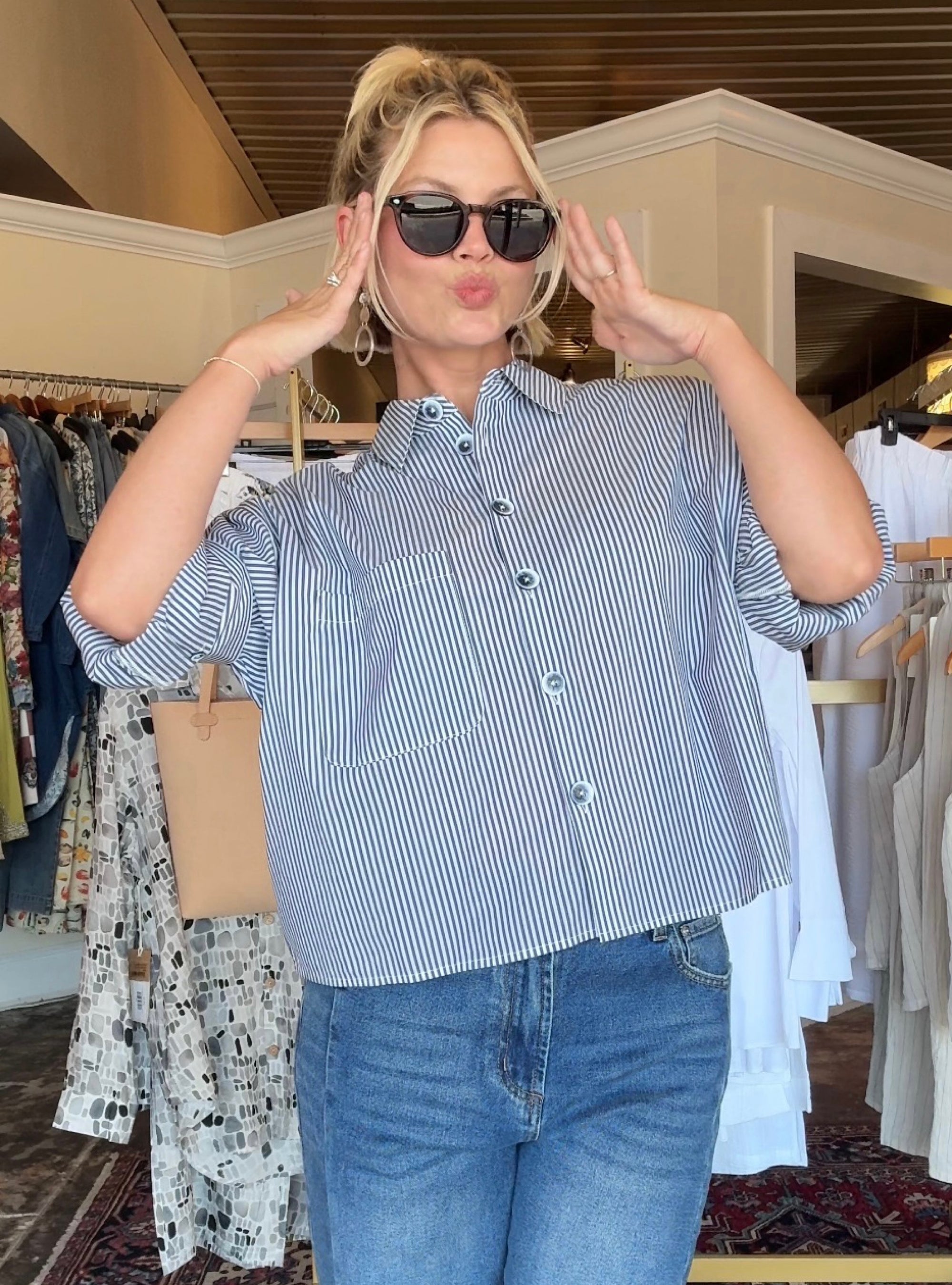 Renuar Harbor Stripe Top