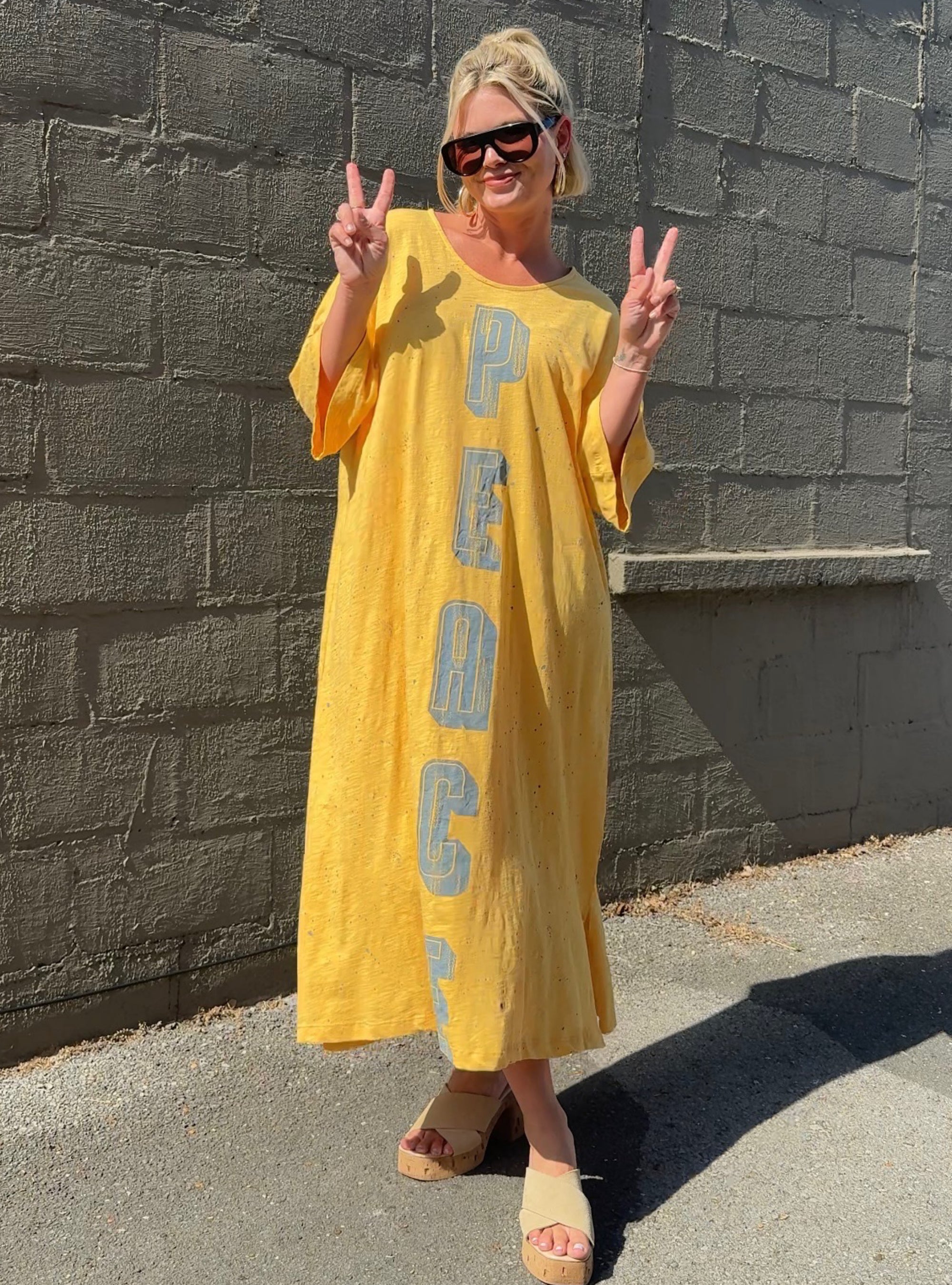 Paper Lace Golden Era Peace Dress