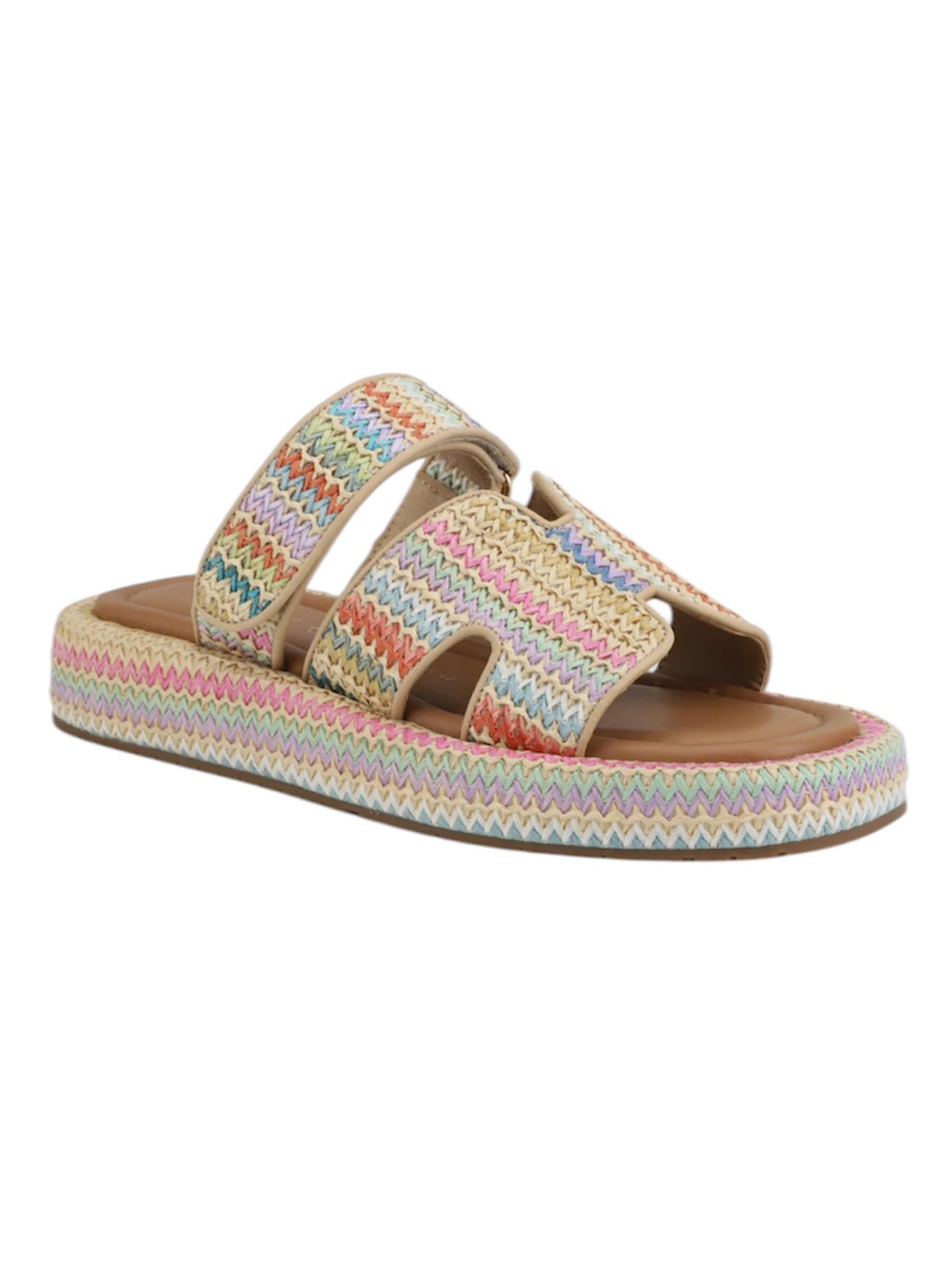 Vintage Havana Olivia Multi Color Woven Sandal