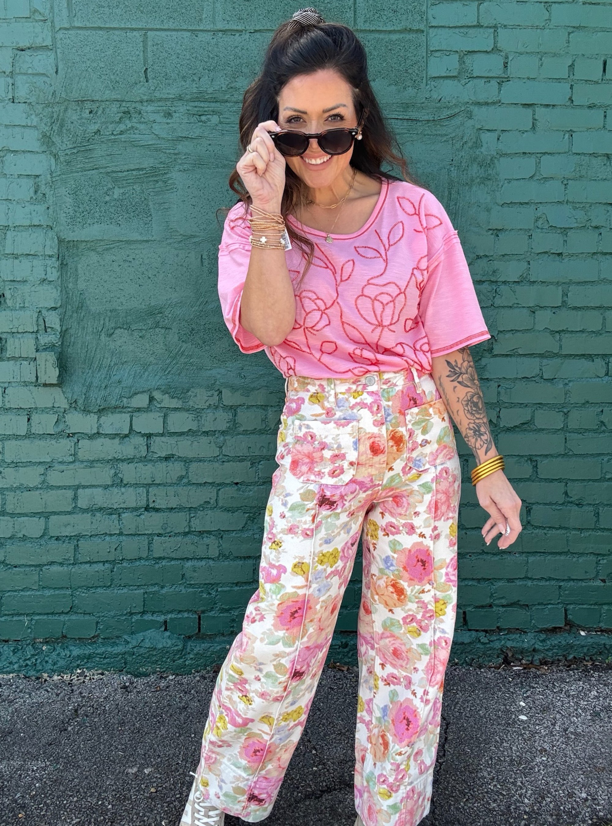Peony Picnic Pants