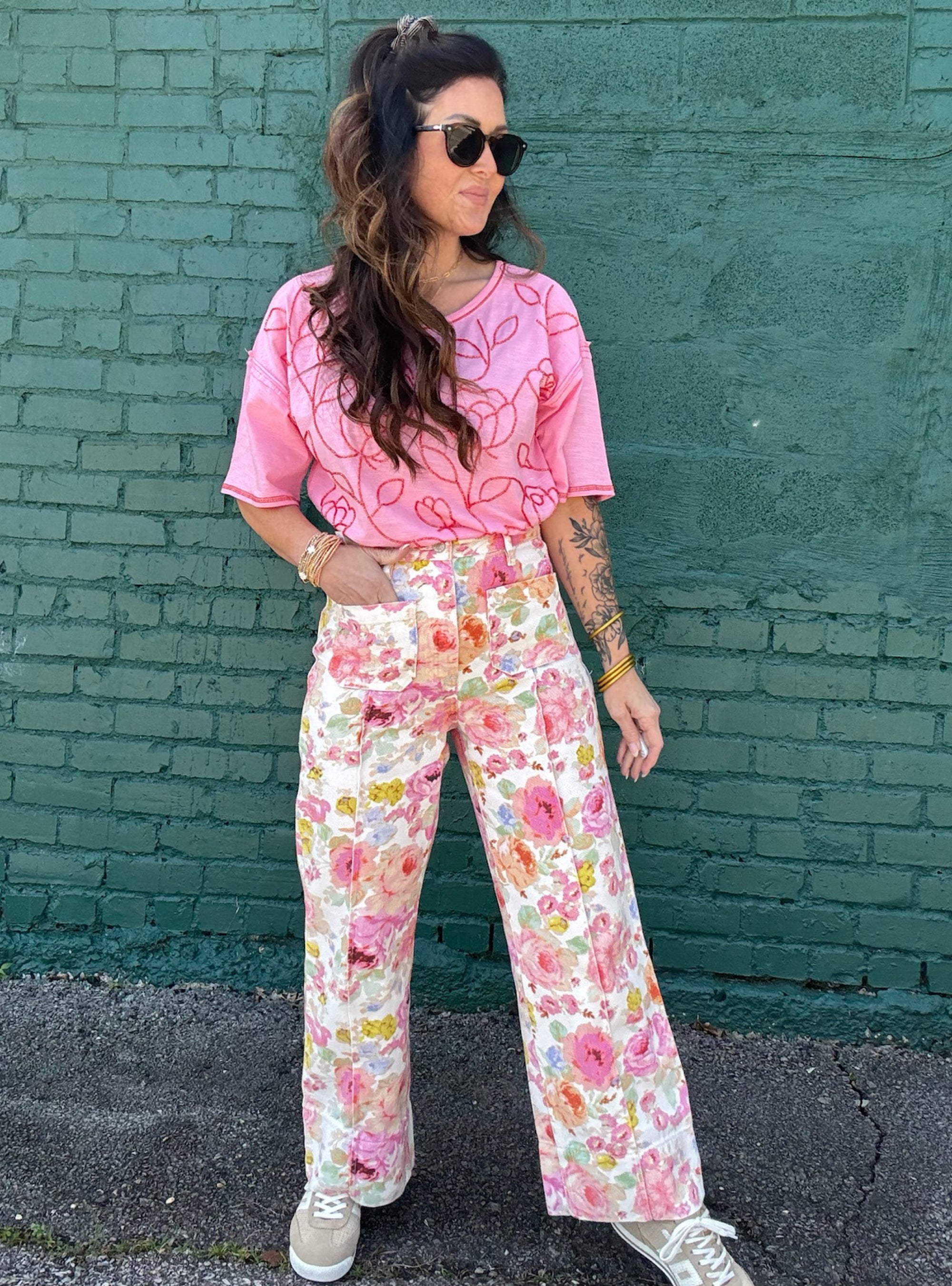 Peony Picnic Pants