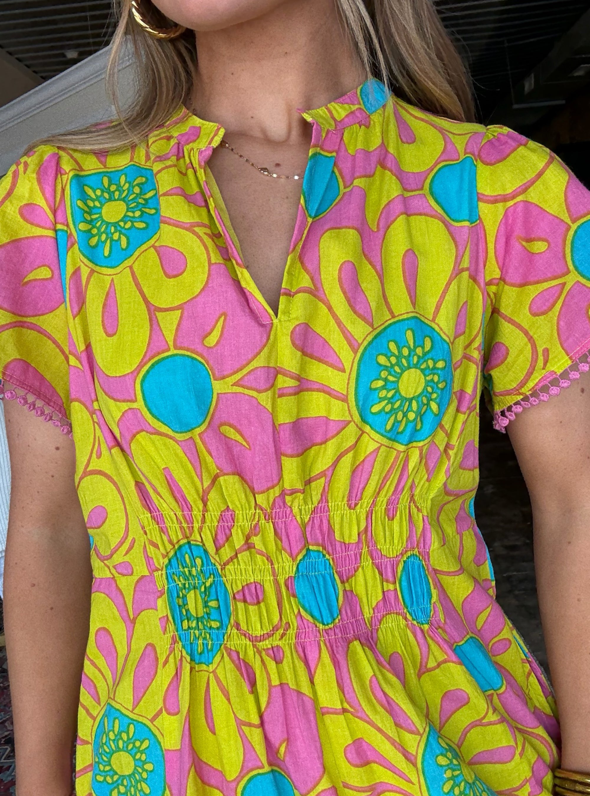 Uncle Frank Flower Power Midi Dress