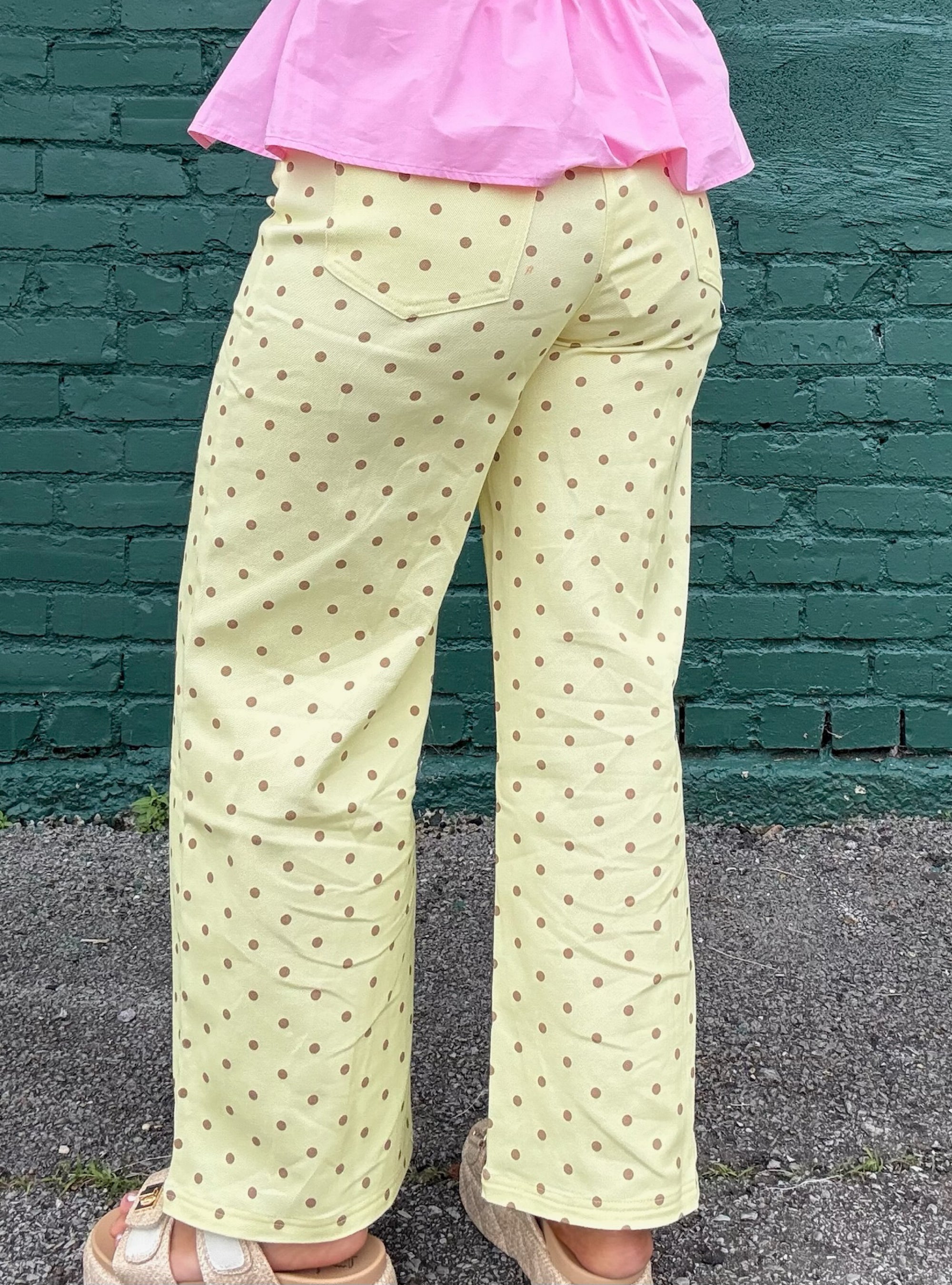 Polka Dots With Places To Be Jean