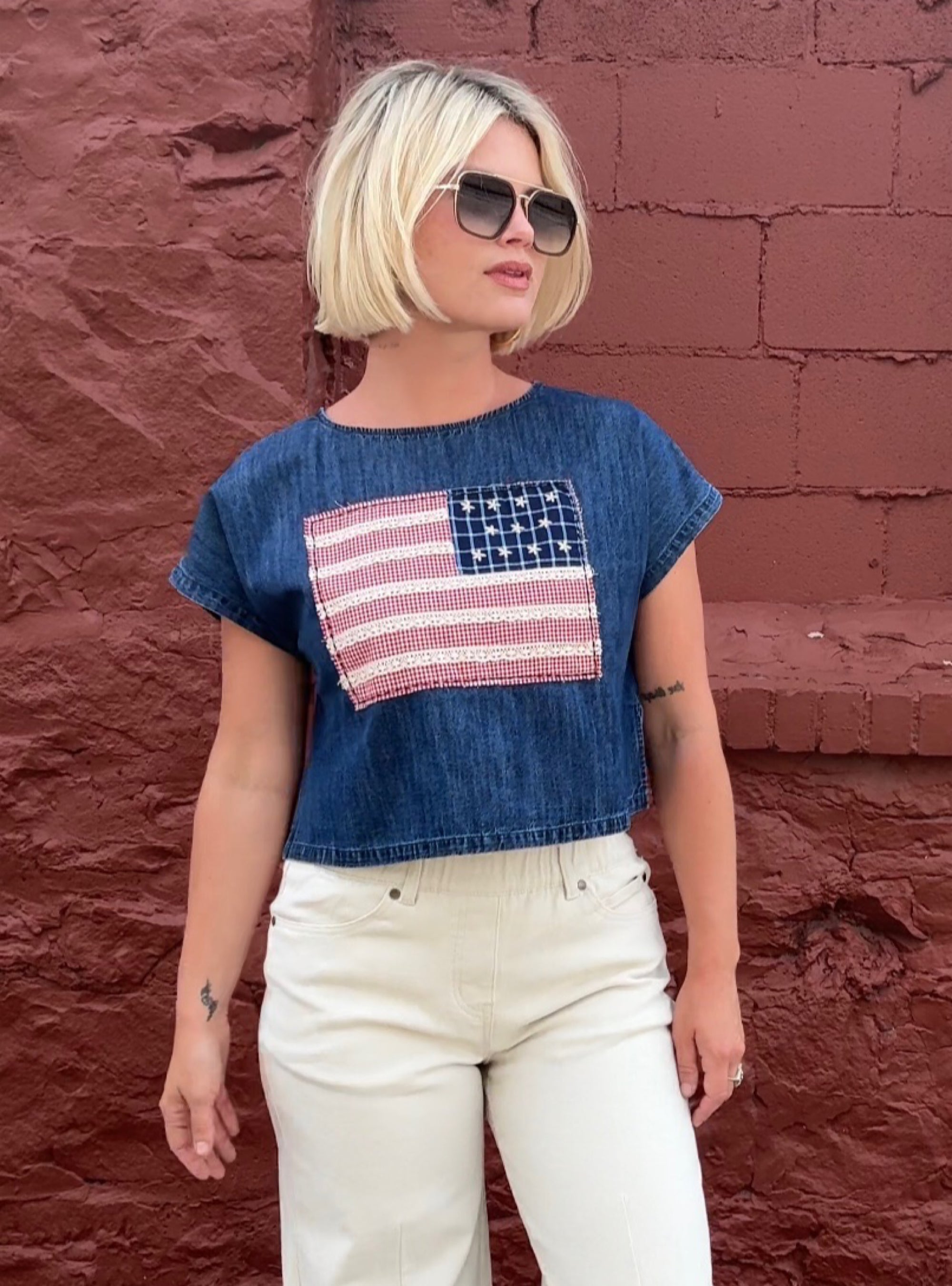 Freedom Flag Top