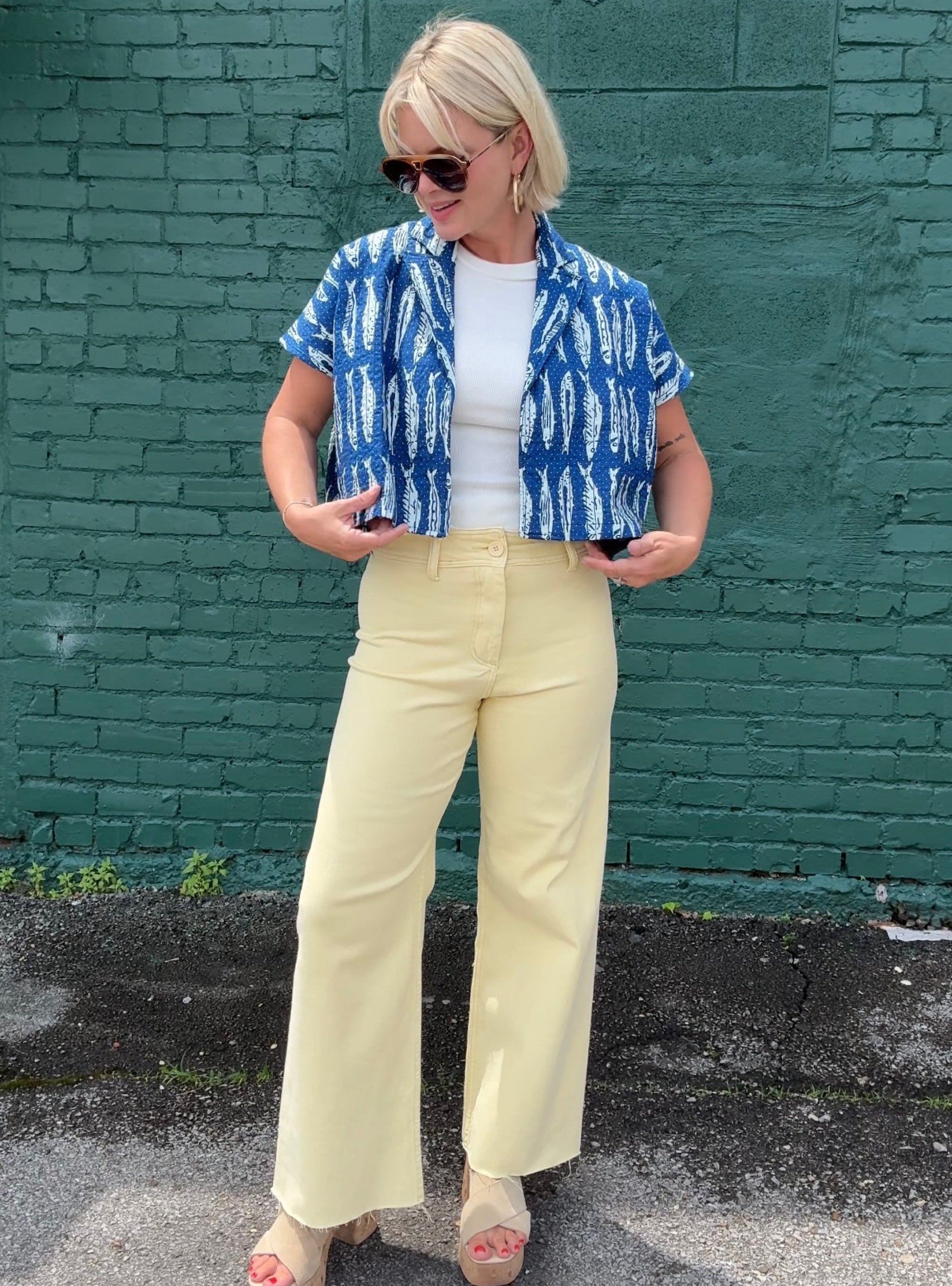 Banana Split Wide Leg Jeans