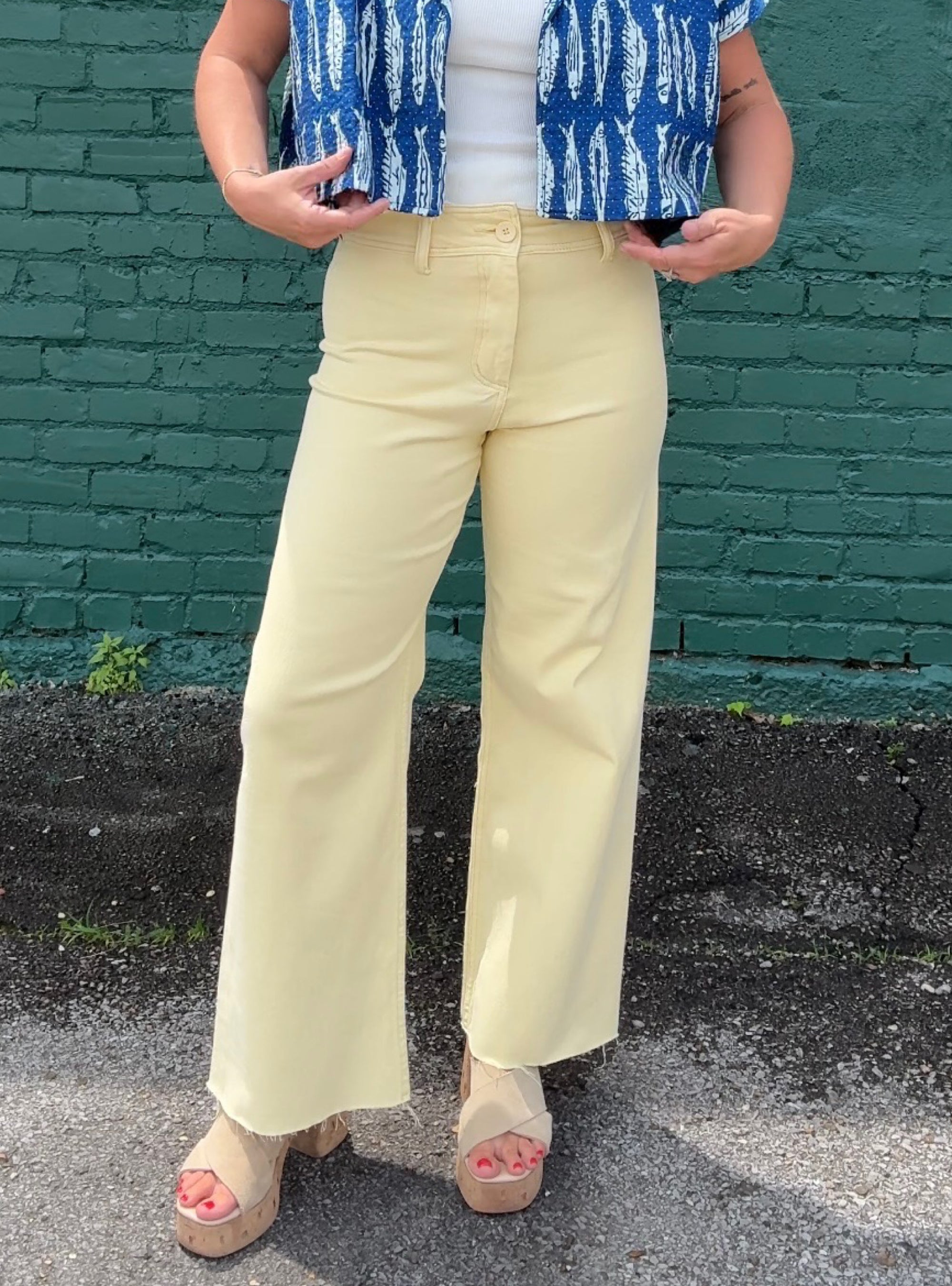 Banana Split Wide Leg Jeans
