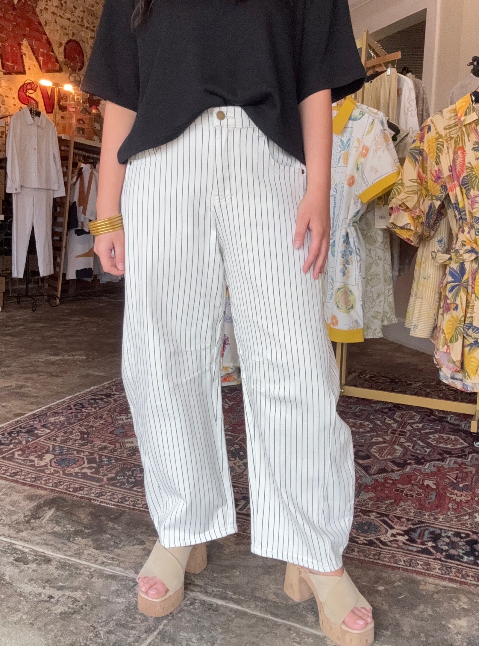 Boardwalk Barrel Pinstripe Pants