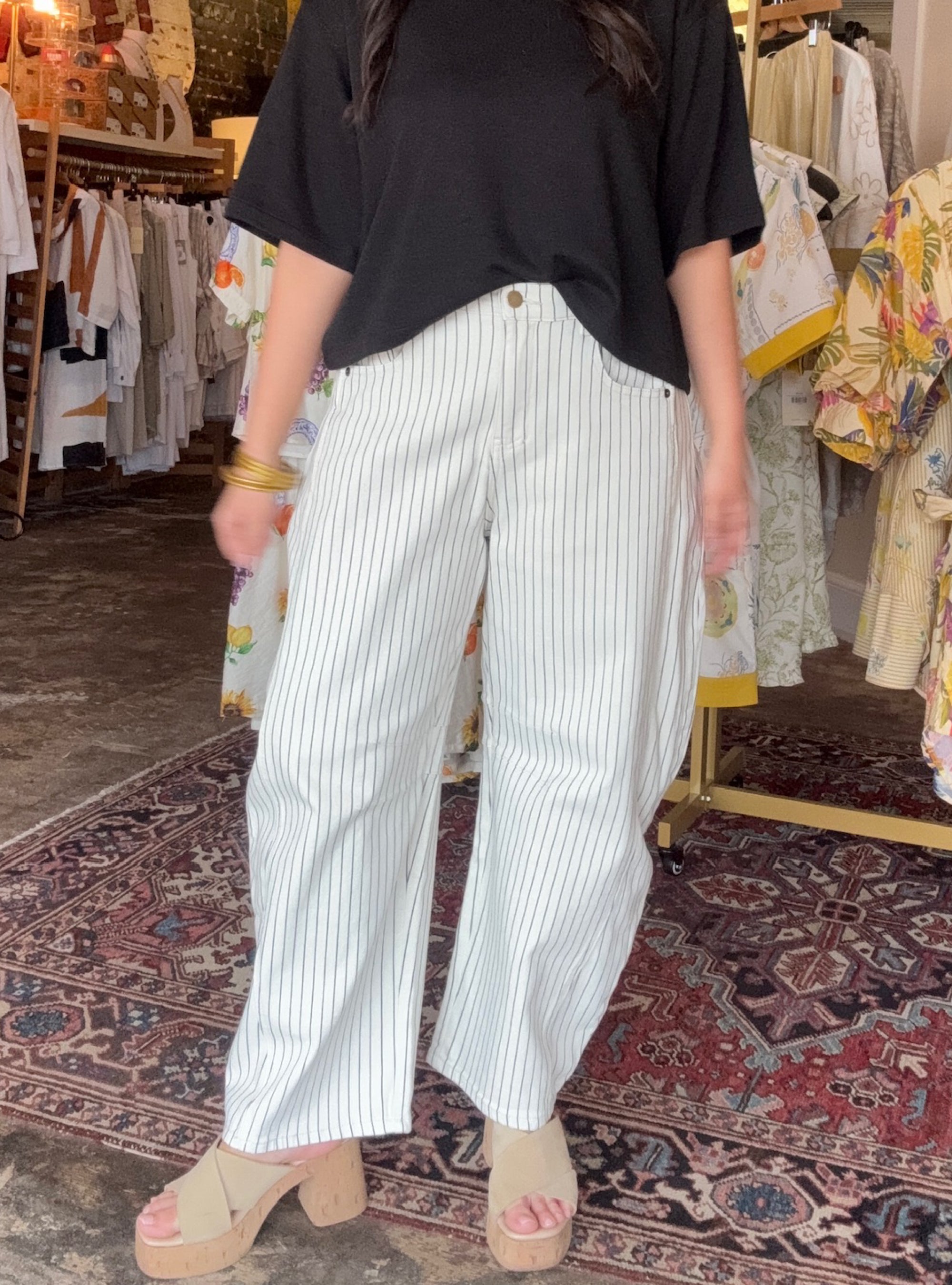 Boardwalk Barrel Pinstripe Pants