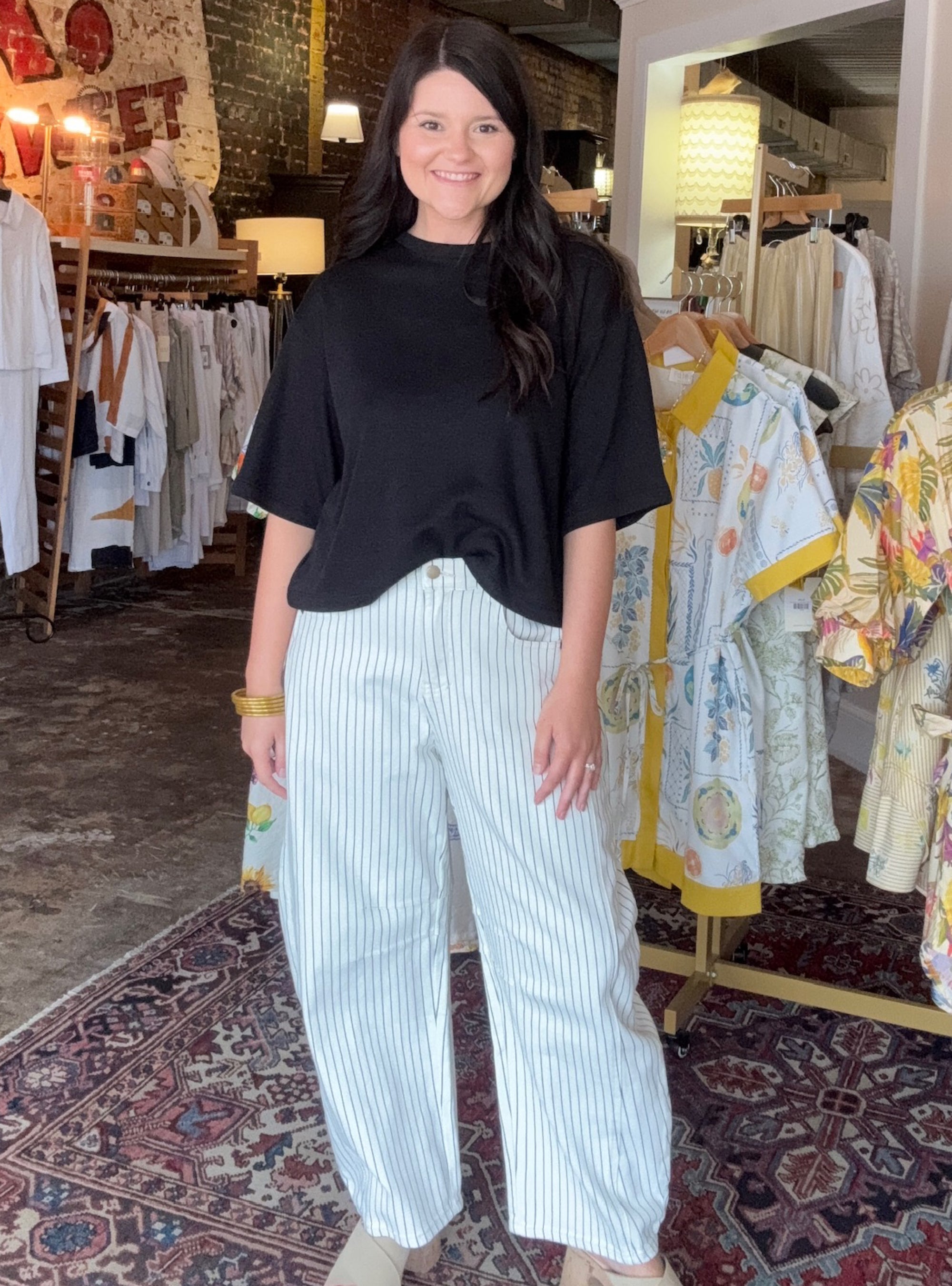 Boardwalk Barrel Pinstripe Pants