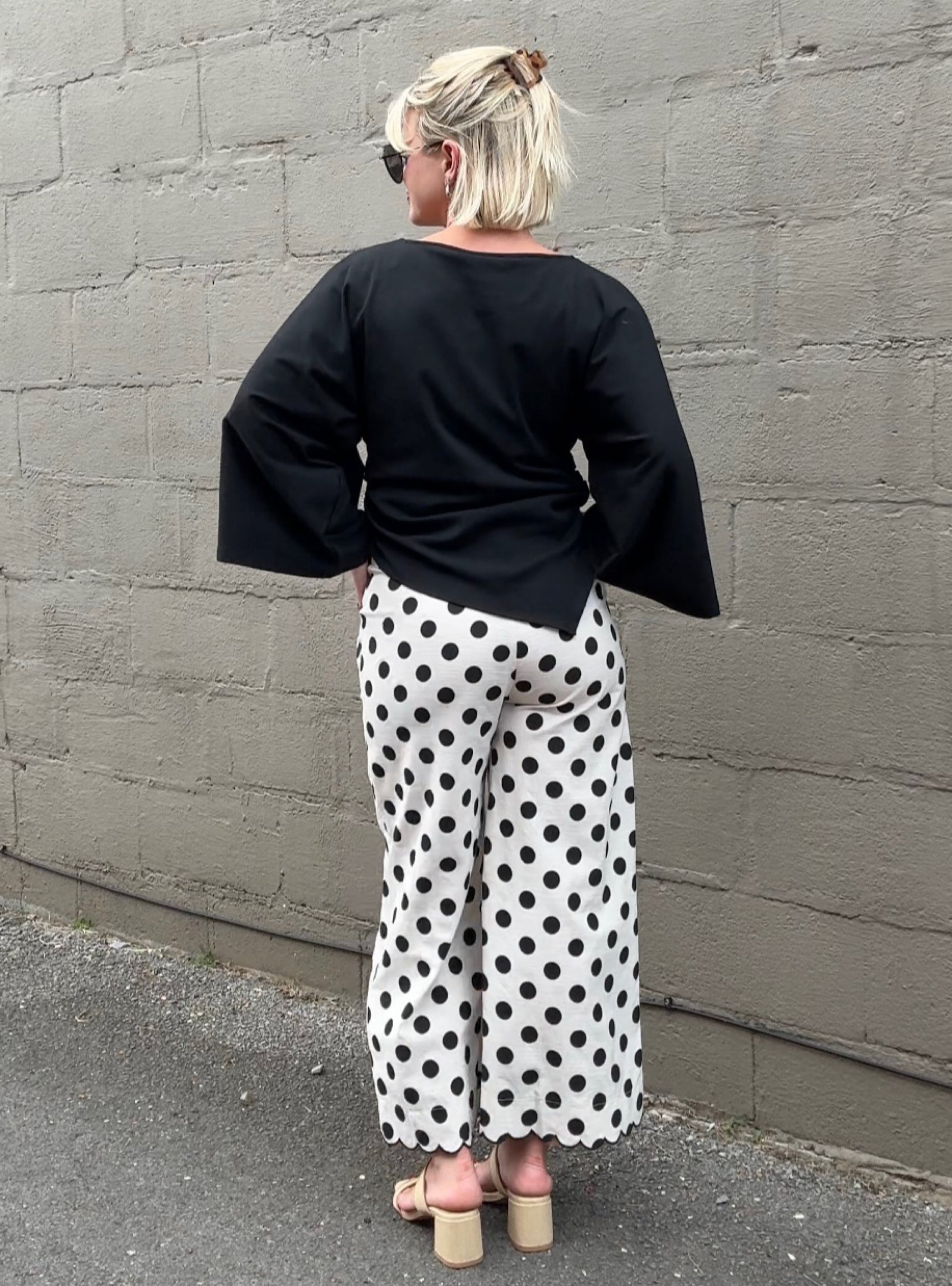 After Hours Asymmetrical Black Top