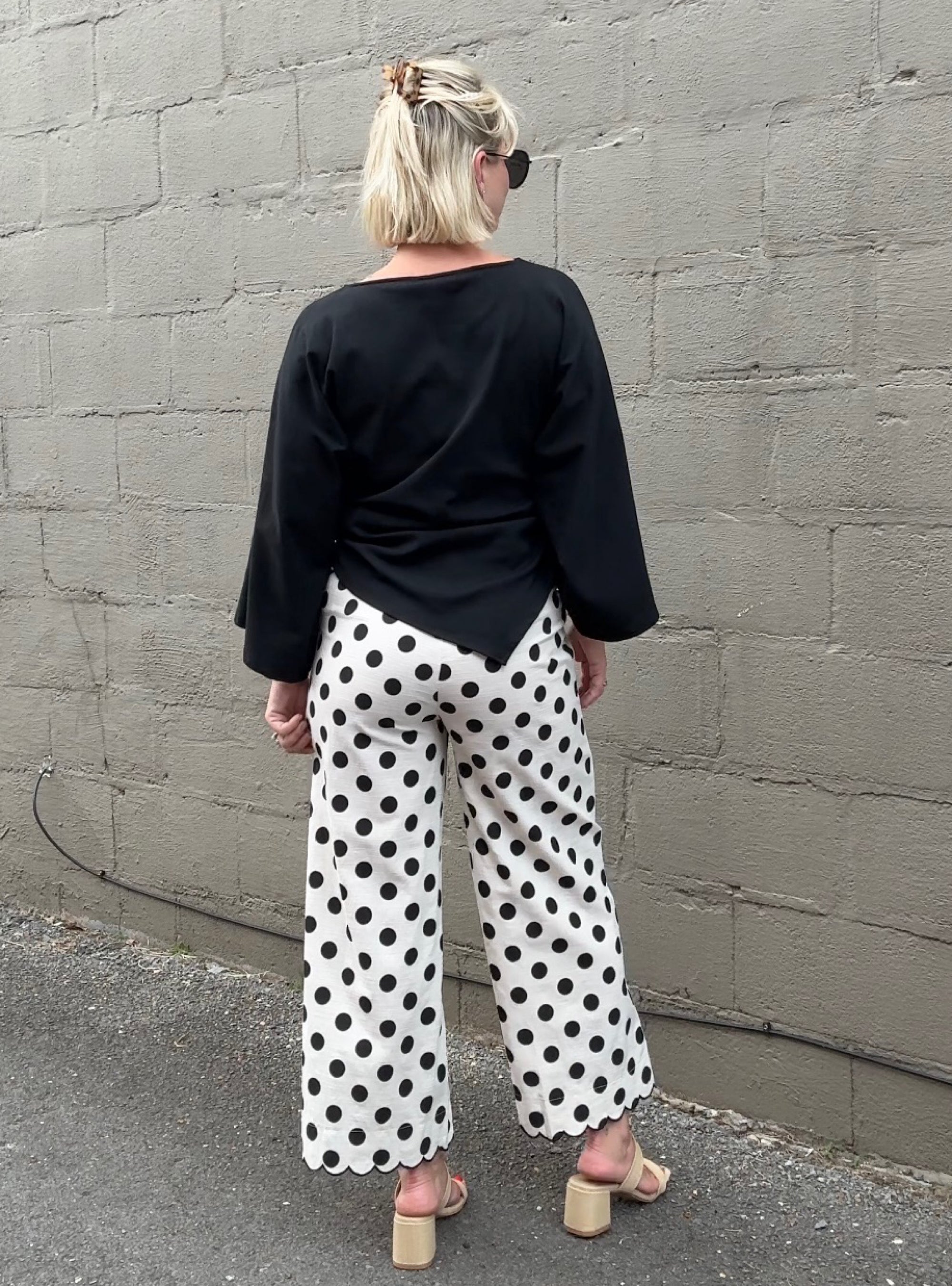 After Hours Asymmetrical Black Top