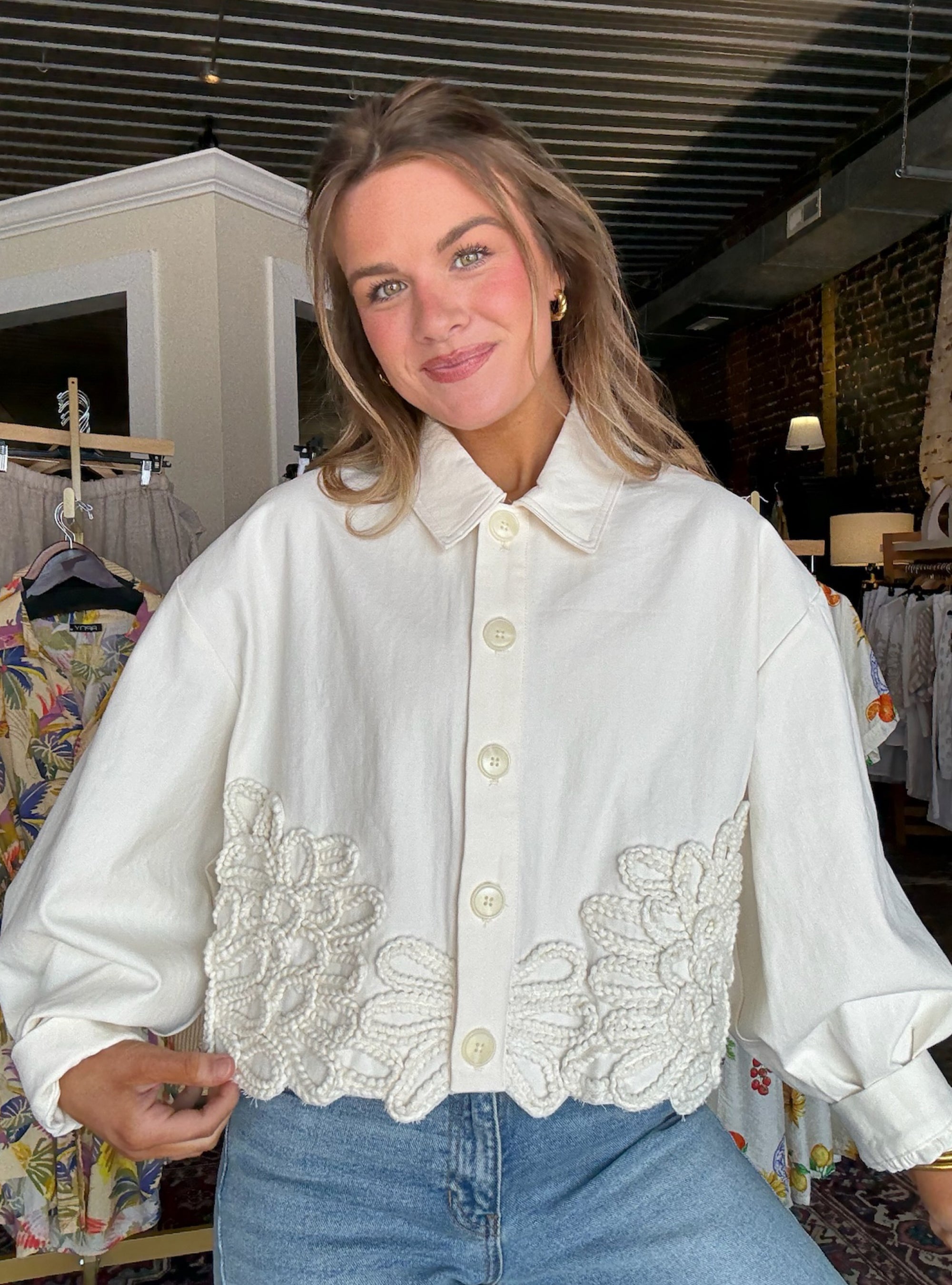 Roped In Rosettes Jacket