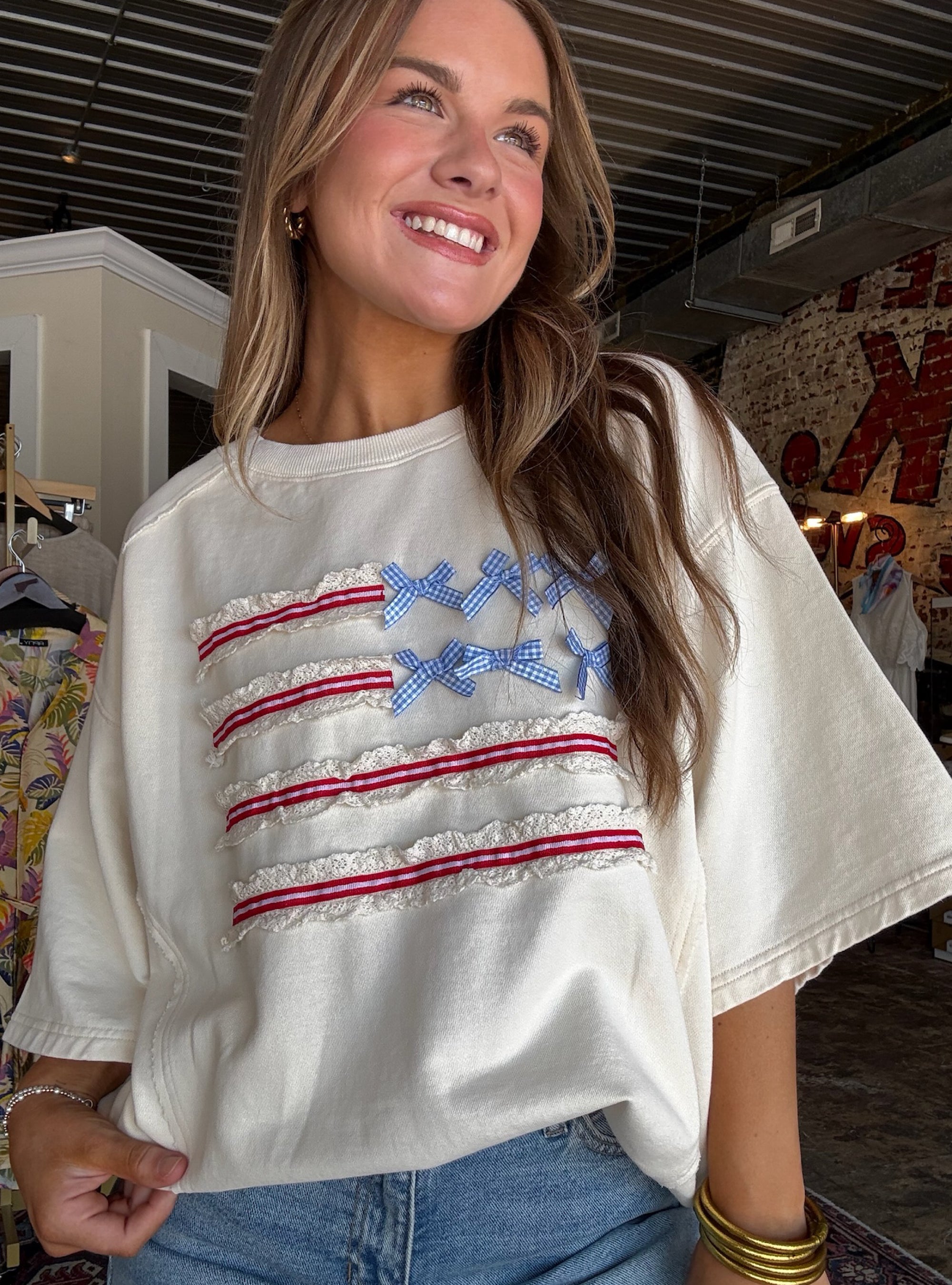 Freedom Stitch Top