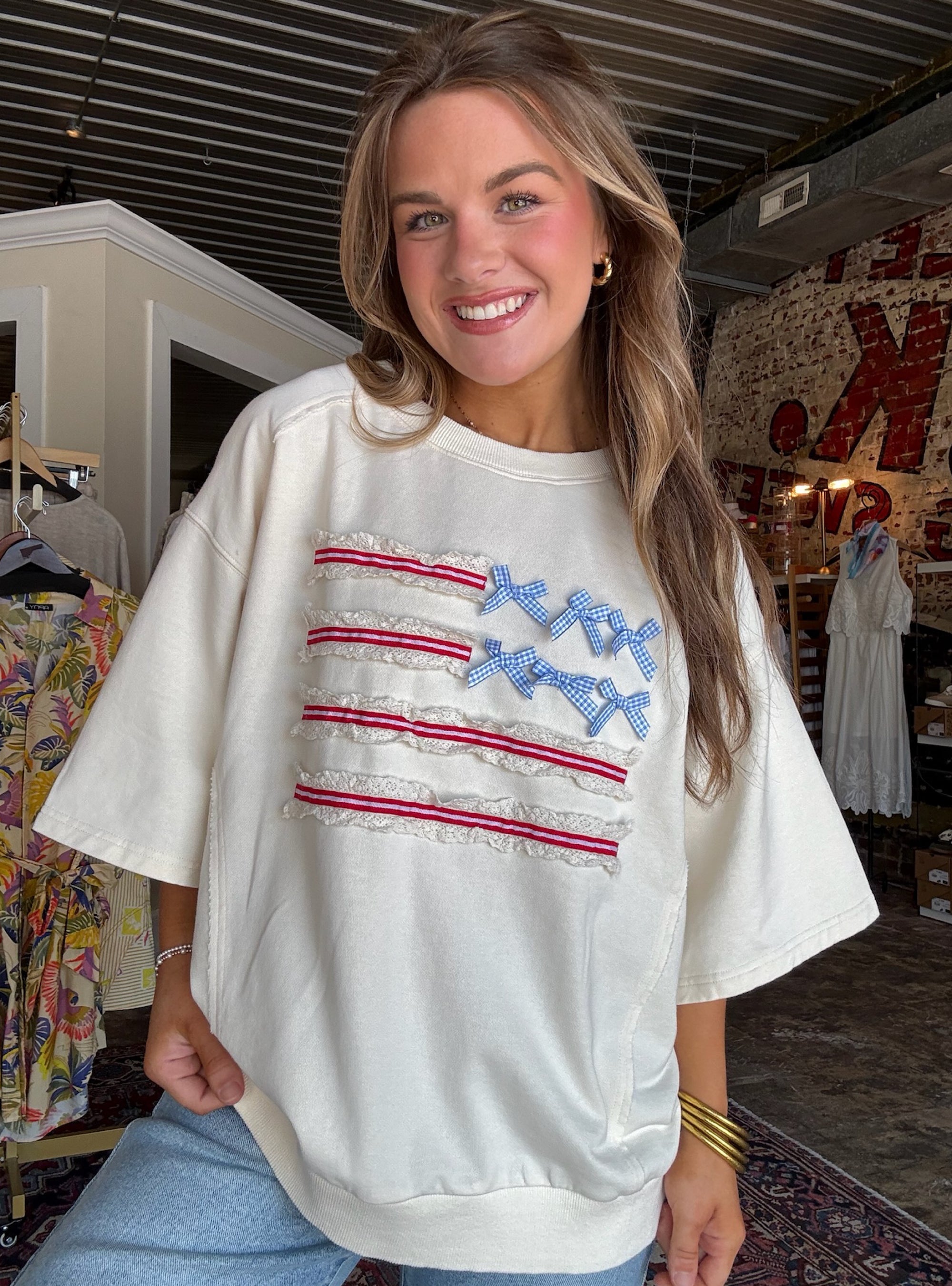 Freedom Stitch Top