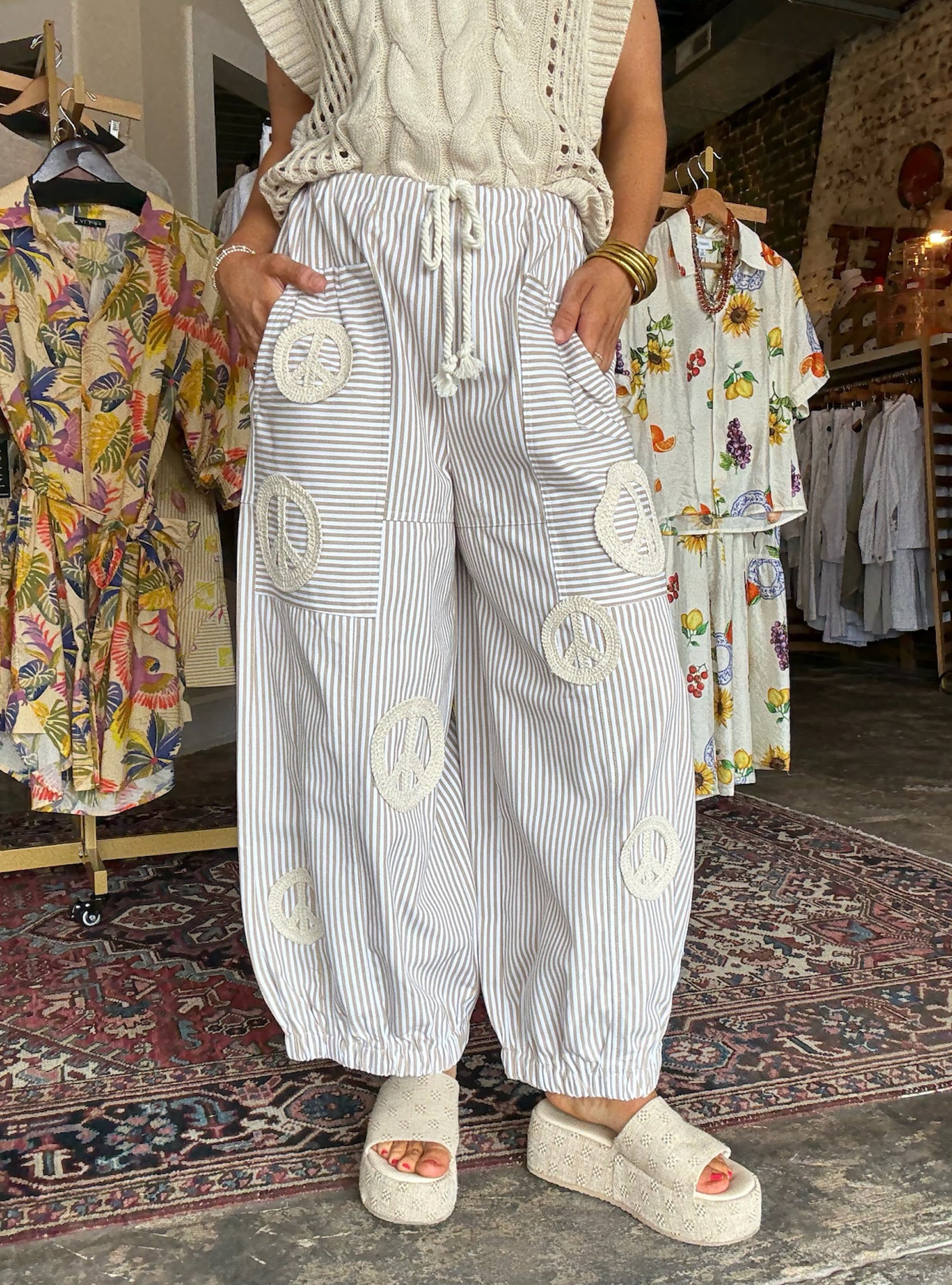 Peace Out Palazzo Pants