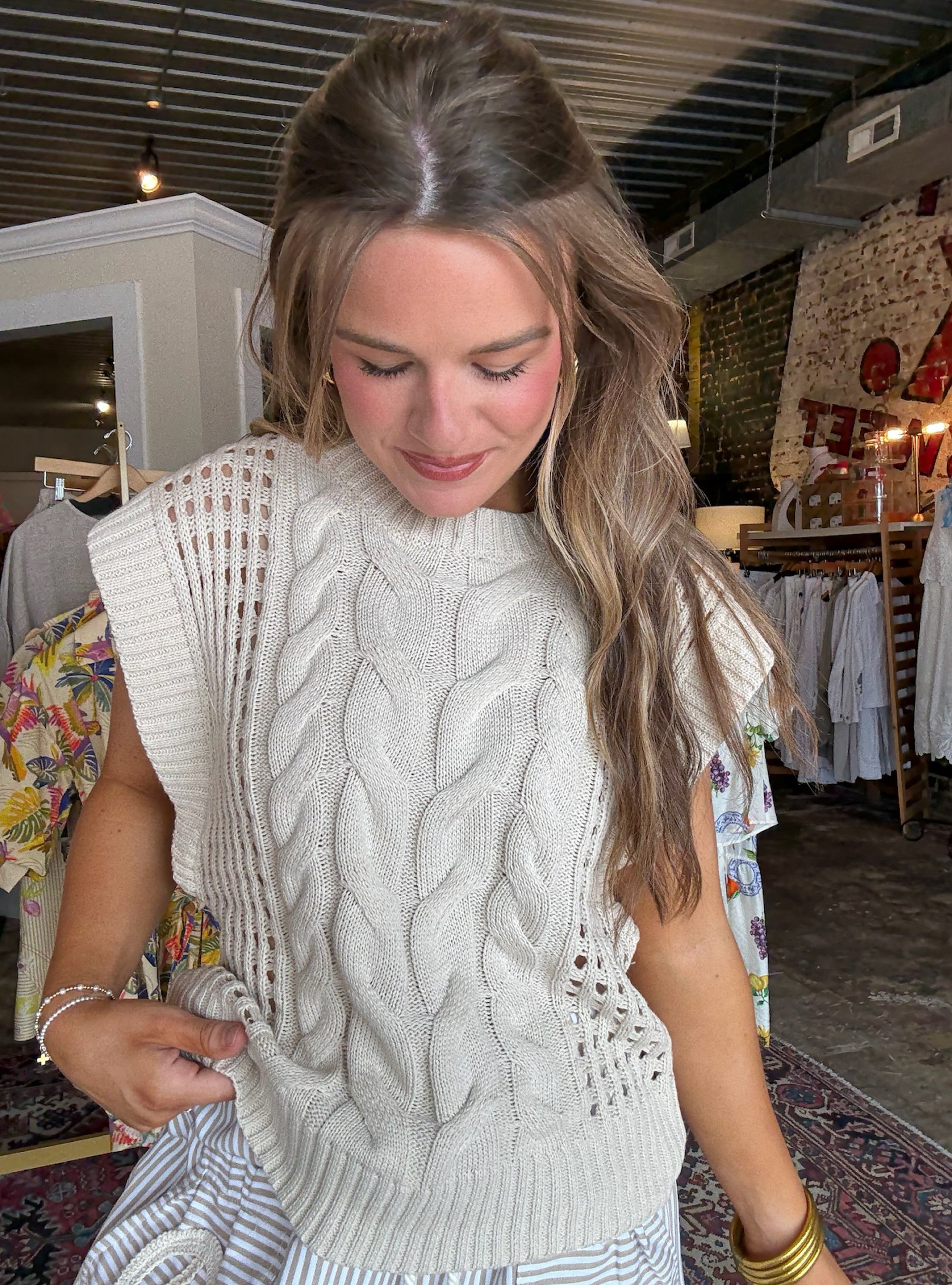 Nantucket Knit Top