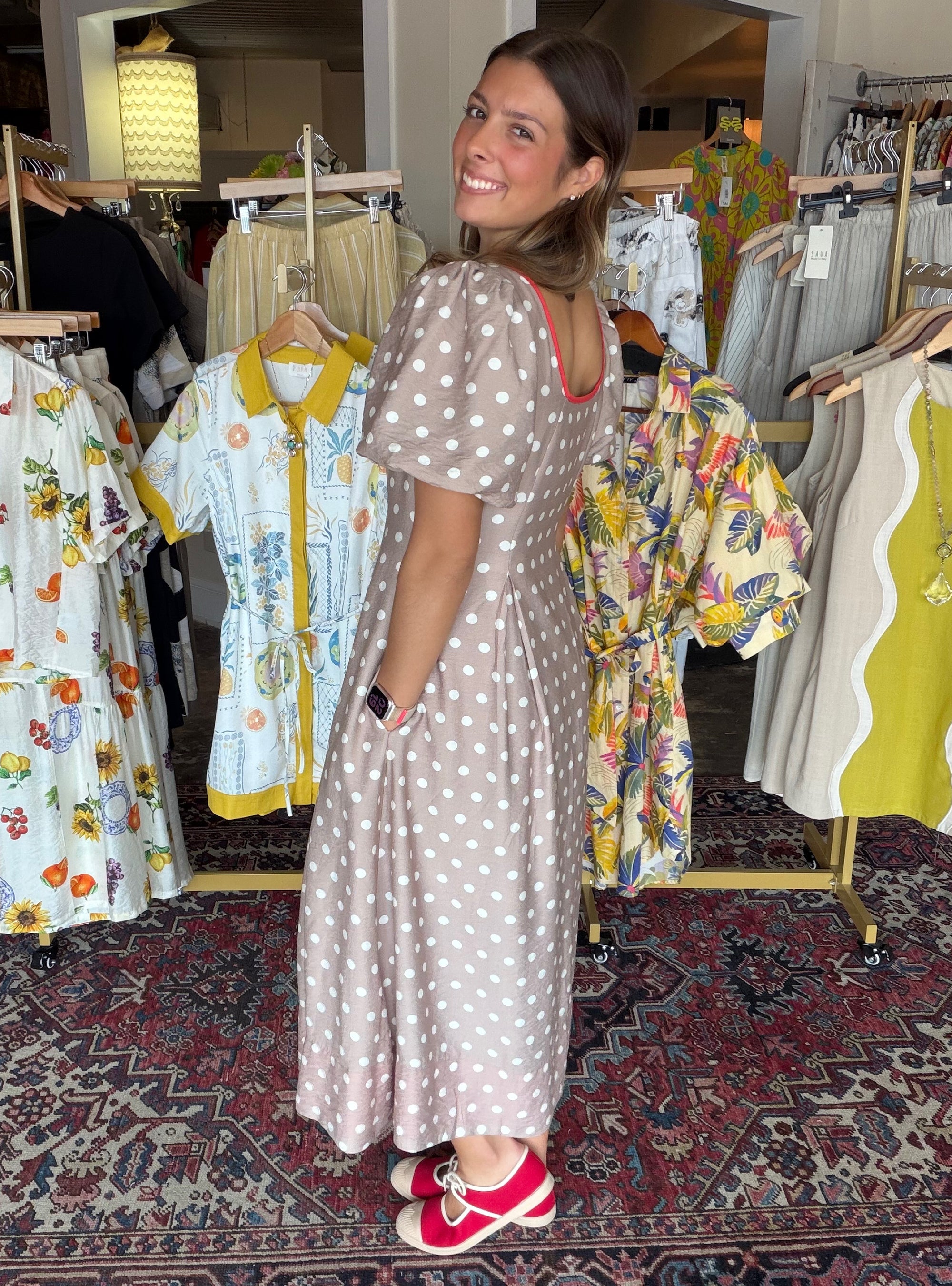 Spotted In The Cutest Midi Dress