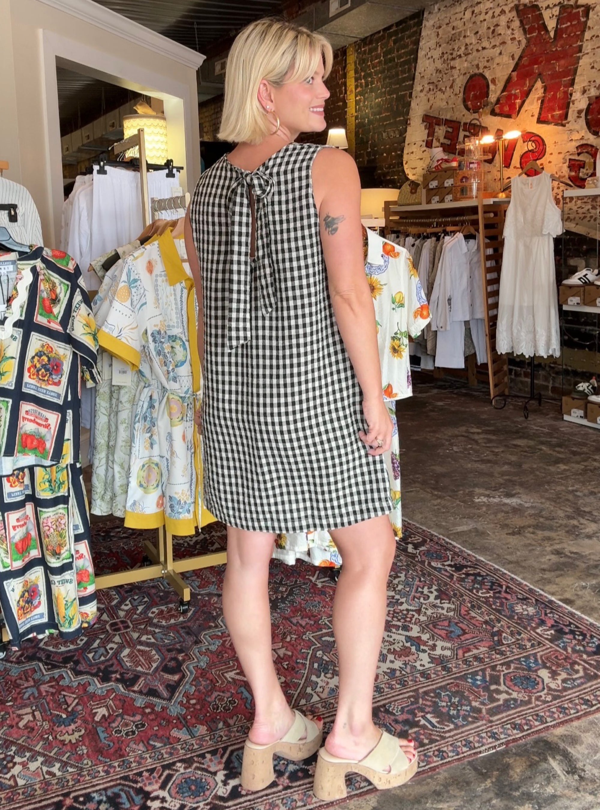 Porch Swing Picnic Dress