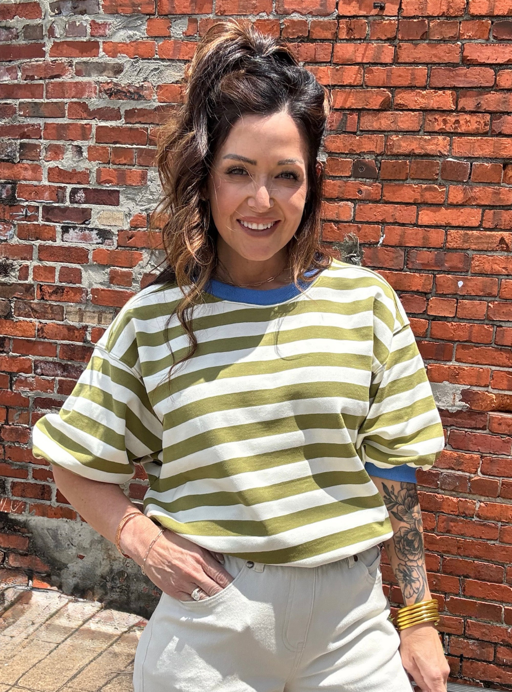 A Stripe In The Right Direction Top