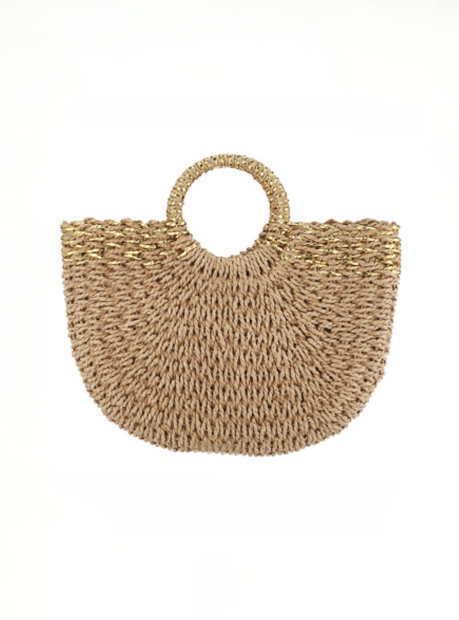Vacation Mode Straw Tote