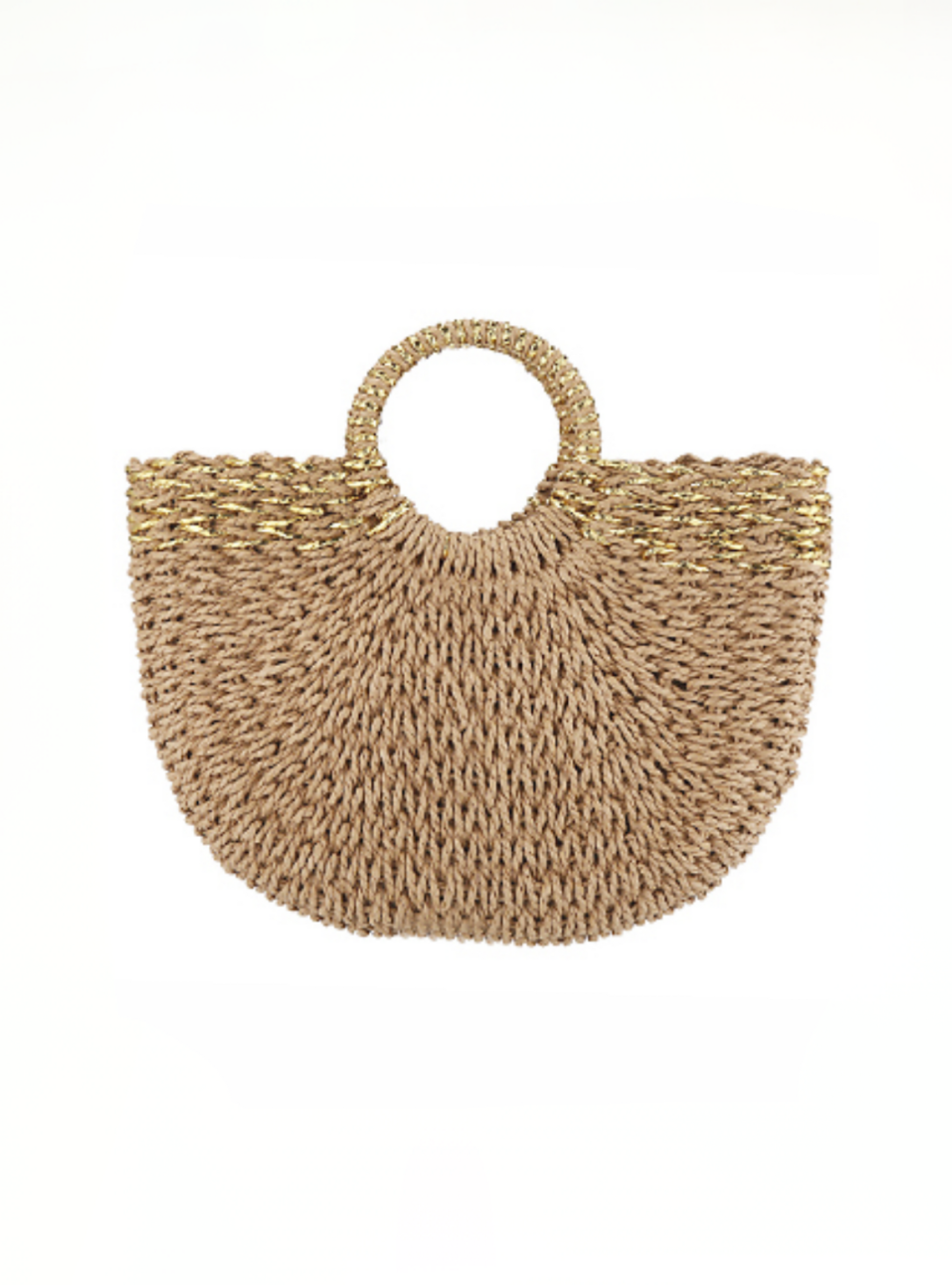 Vacation Mode Straw Tote