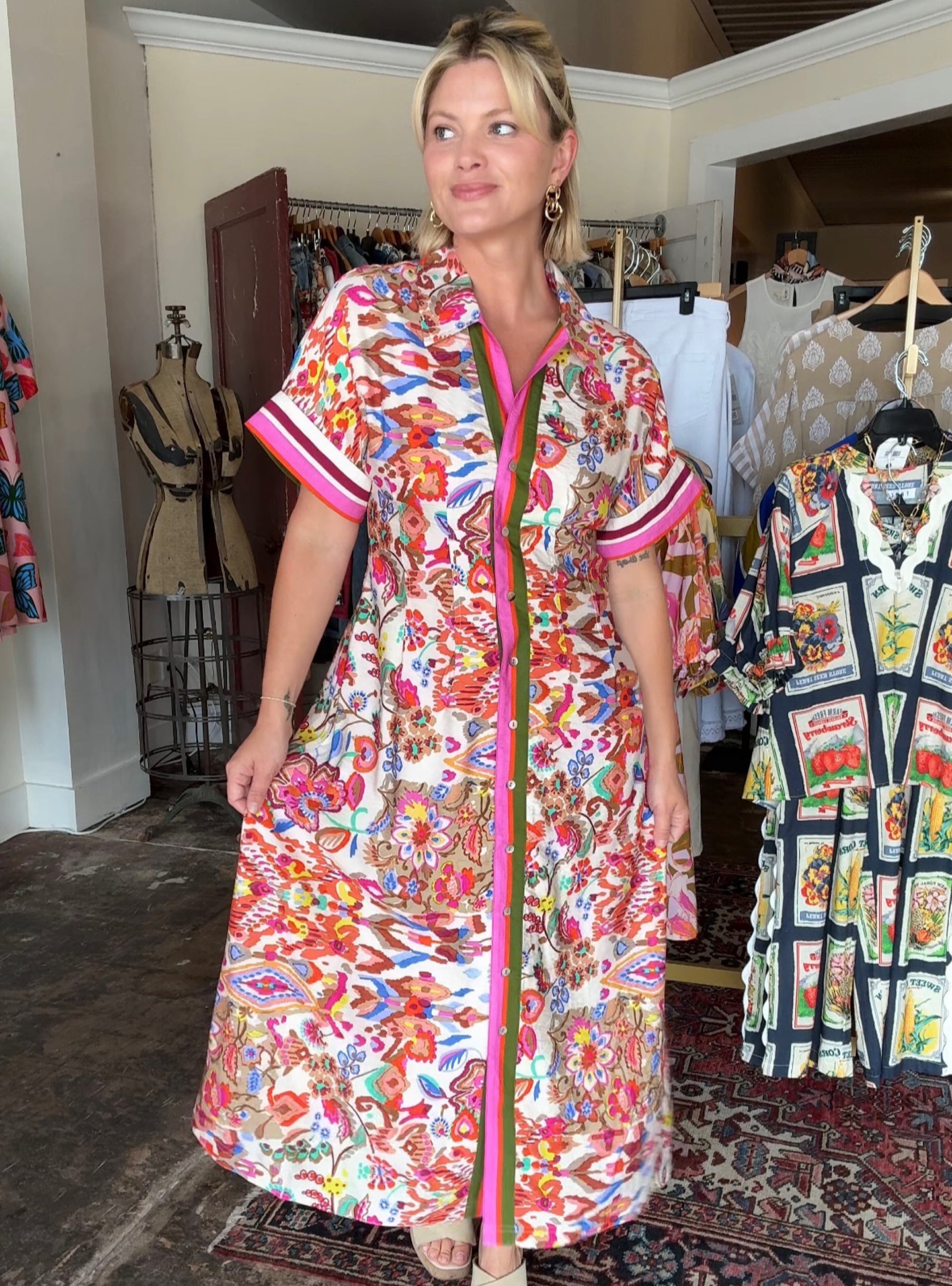 Color Me Happy Floral Maxi Dress