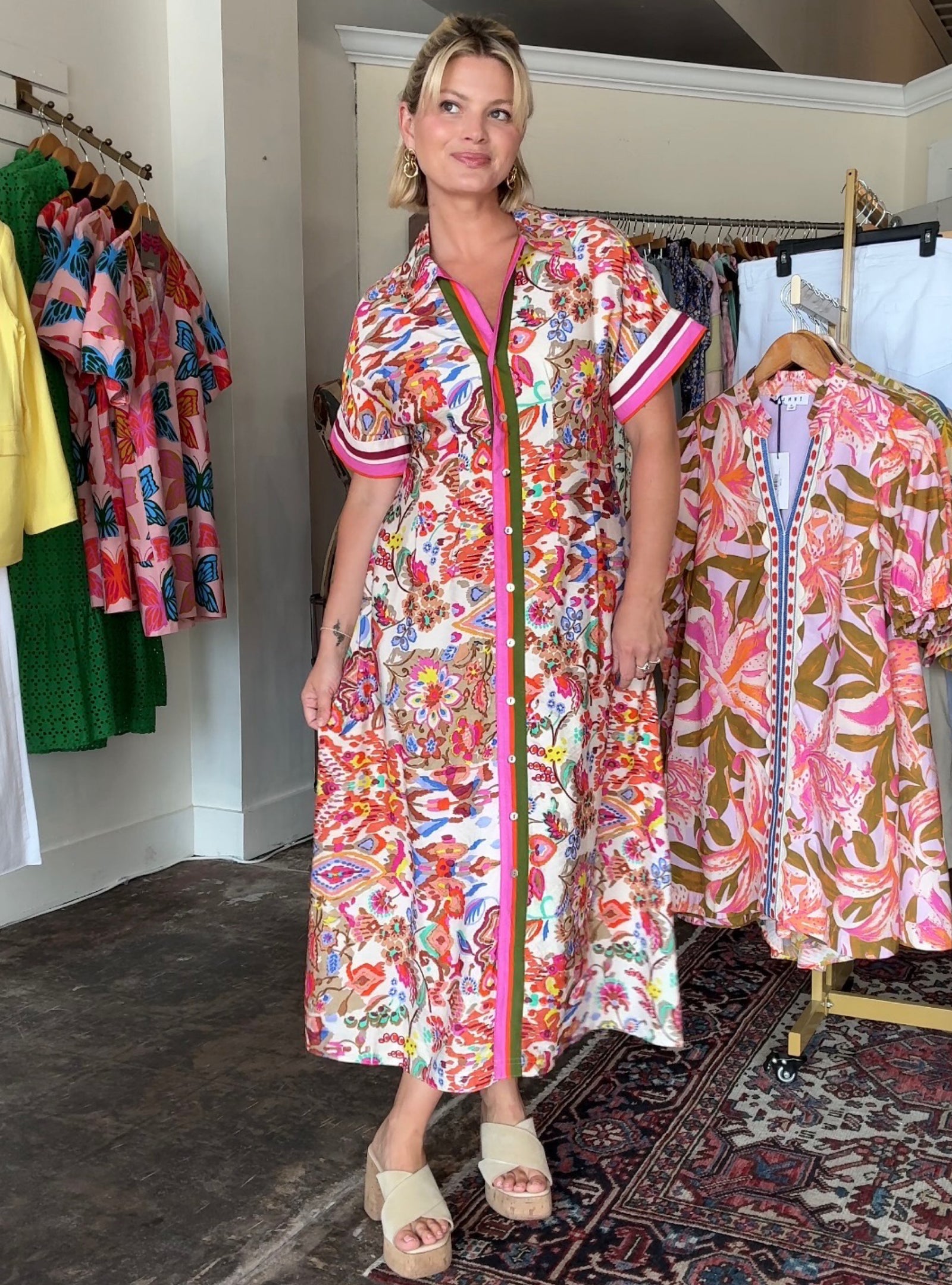 Color Me Happy Floral Maxi Dress