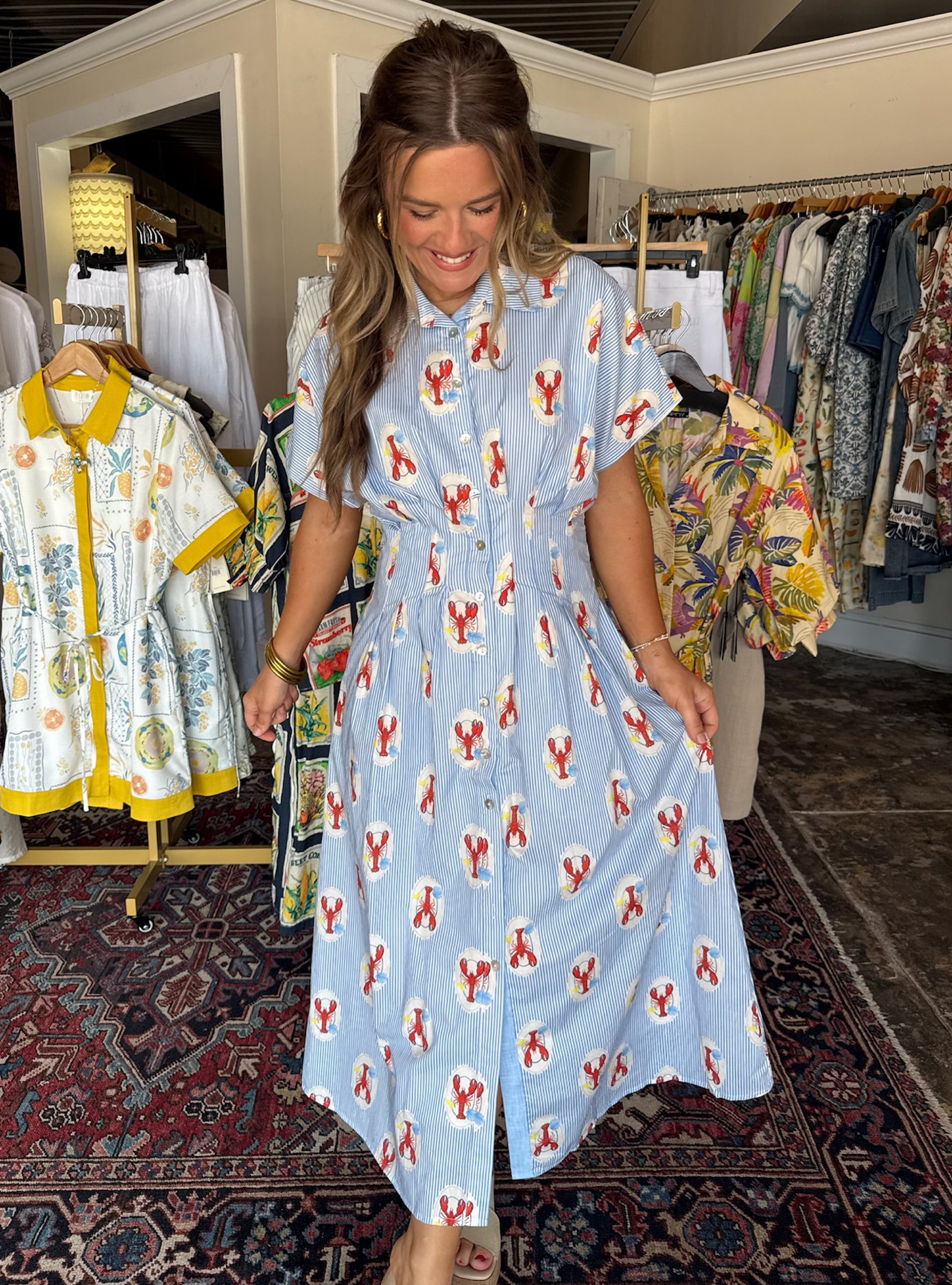 Cutest Catch of The Season Dress