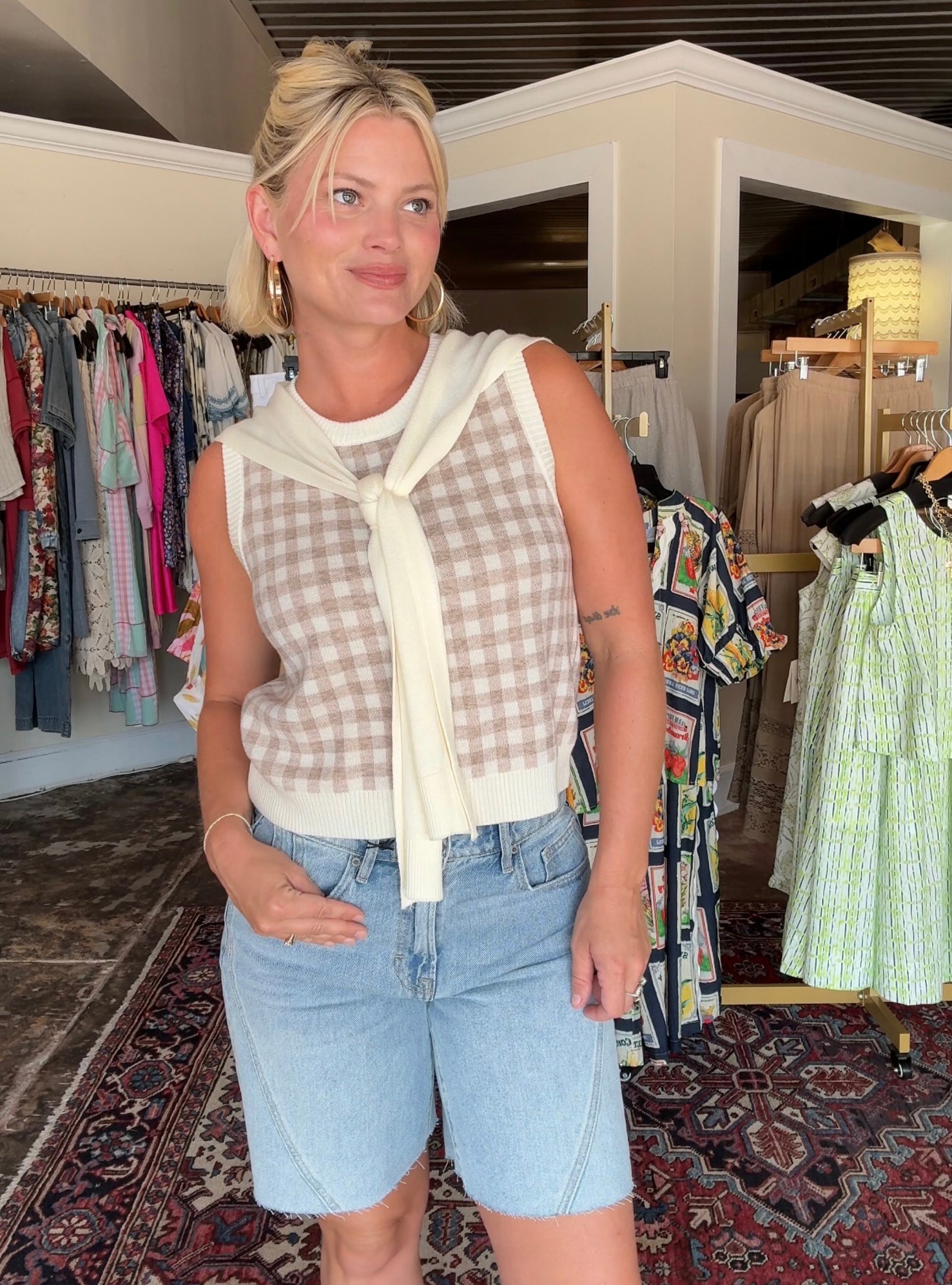Ivy League In Oatmeal Top