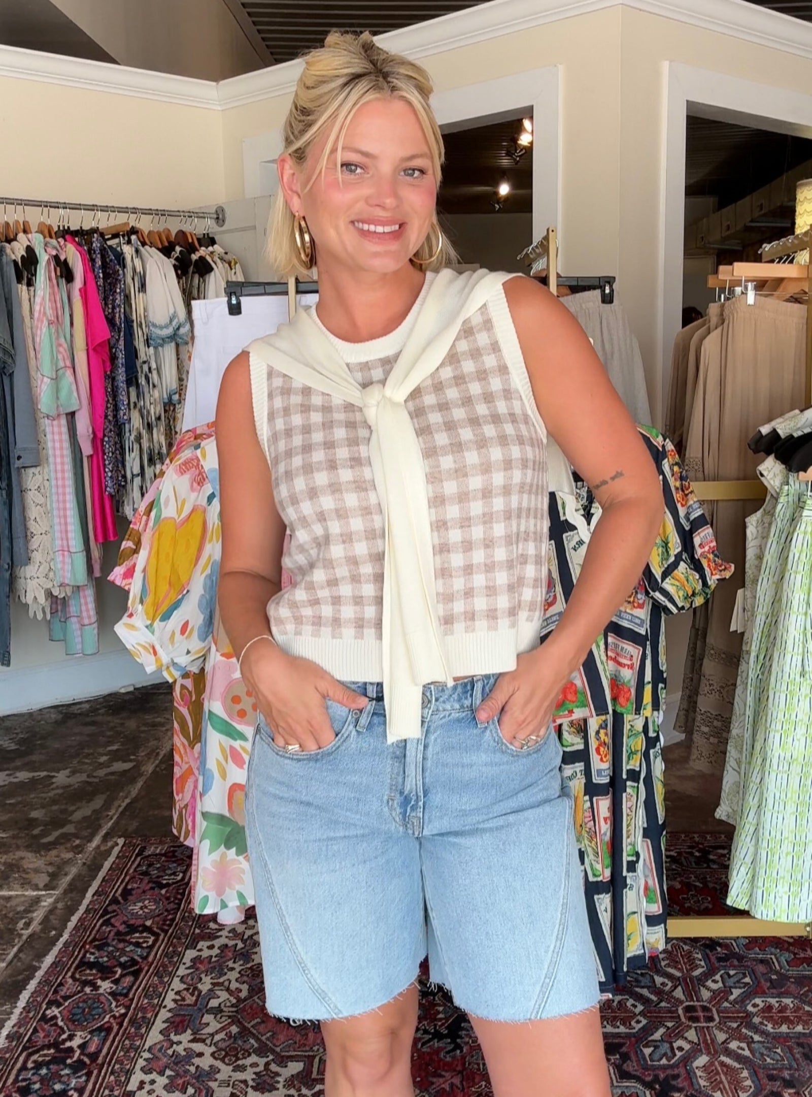 Ivy League In Oatmeal Top