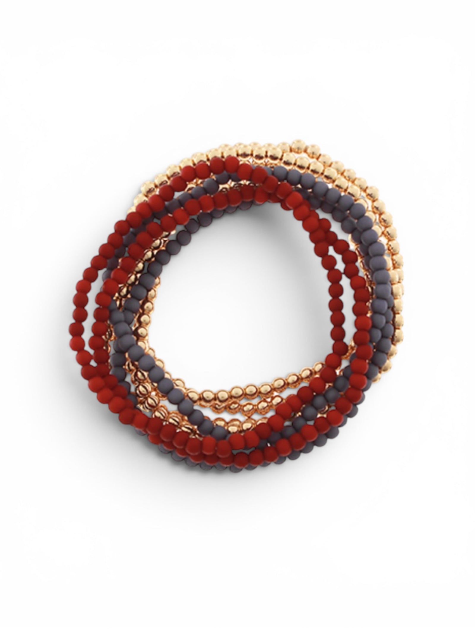 Bead There For Every Touchdown Bracelet Set